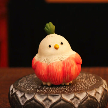 Feathered Bird Tea Pet