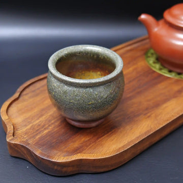 Handmade Wood-Fired Coarse Clay Master Teacup