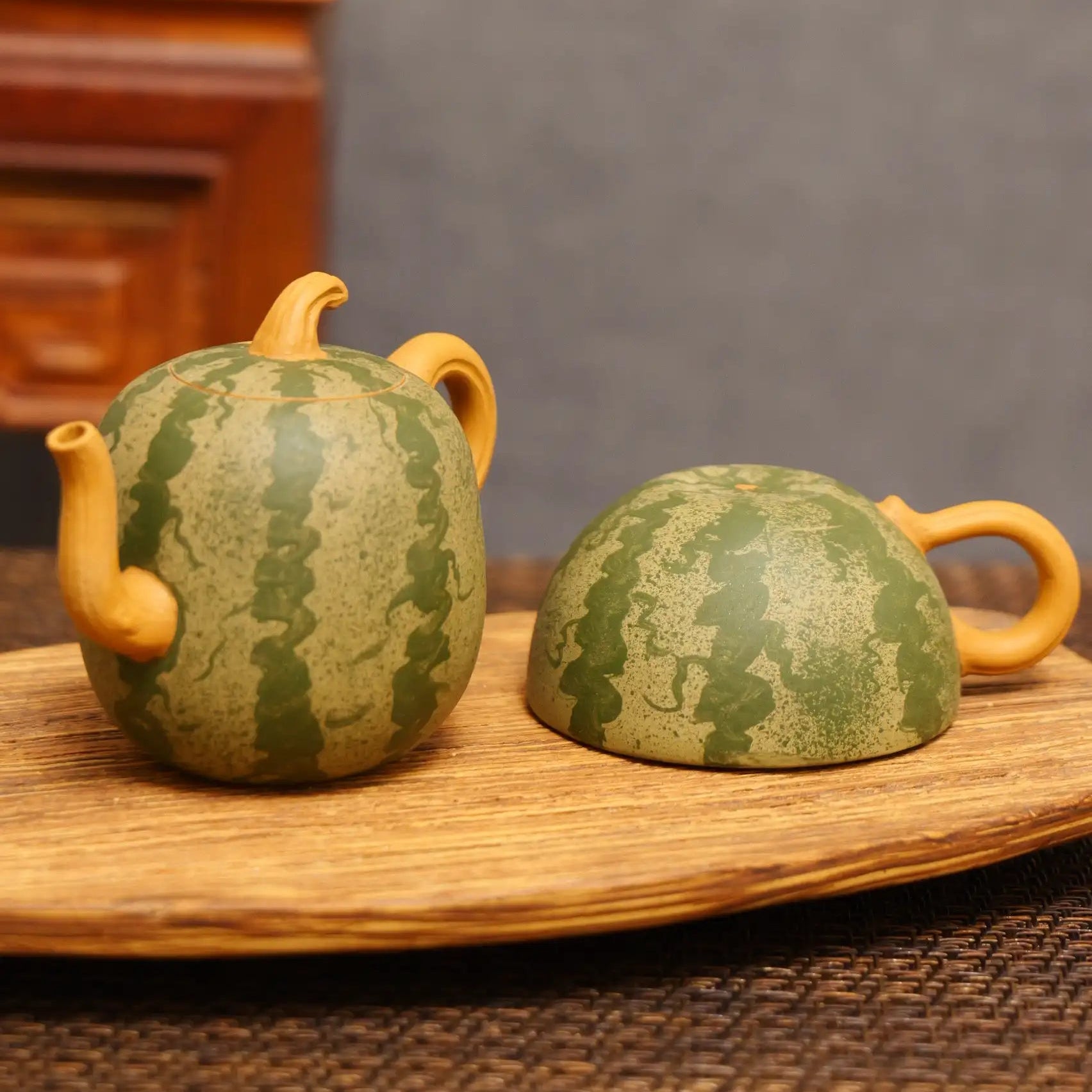Summer Melon Serenity - Yixing Zisha Teapot – Pottery Poetry