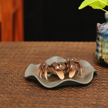 Yixing Handmade Crab Zisha Tea Pet