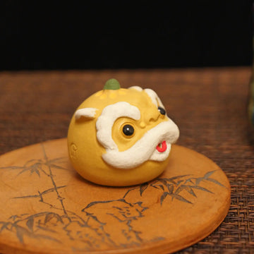 Yixing Handmade Lion Dance Head Tea Pet