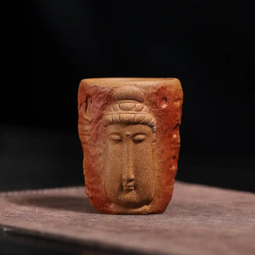 Yixing Zisha Handmade Buddha - head Teacup