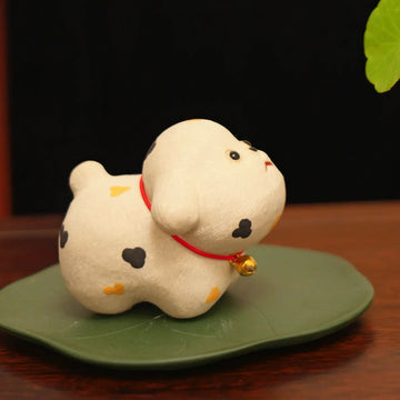 Yixing Zisha Handmade Cute Puppy Tea Pet