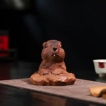 Yixing Zisha Handmade Marmot Tea Pet