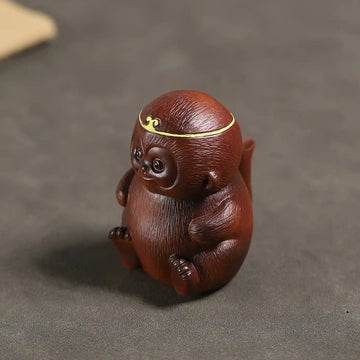 Yixing Zisha Handmade Monkey King Sun Wukong Teapot