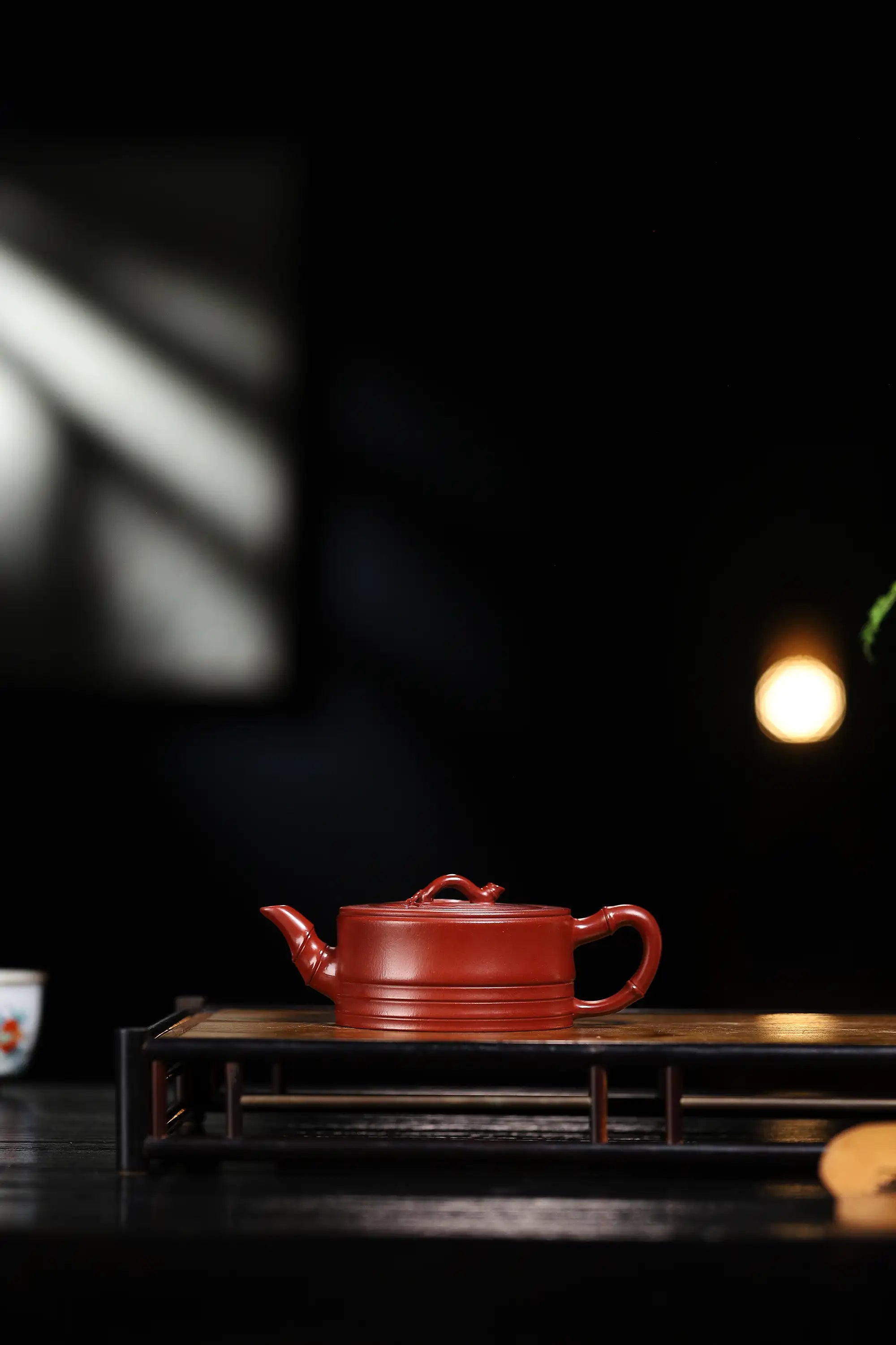 Bamboo Joint Design Fully Handmade Zhu Ni 'Yizhi Bamboo' Yixing Teapot