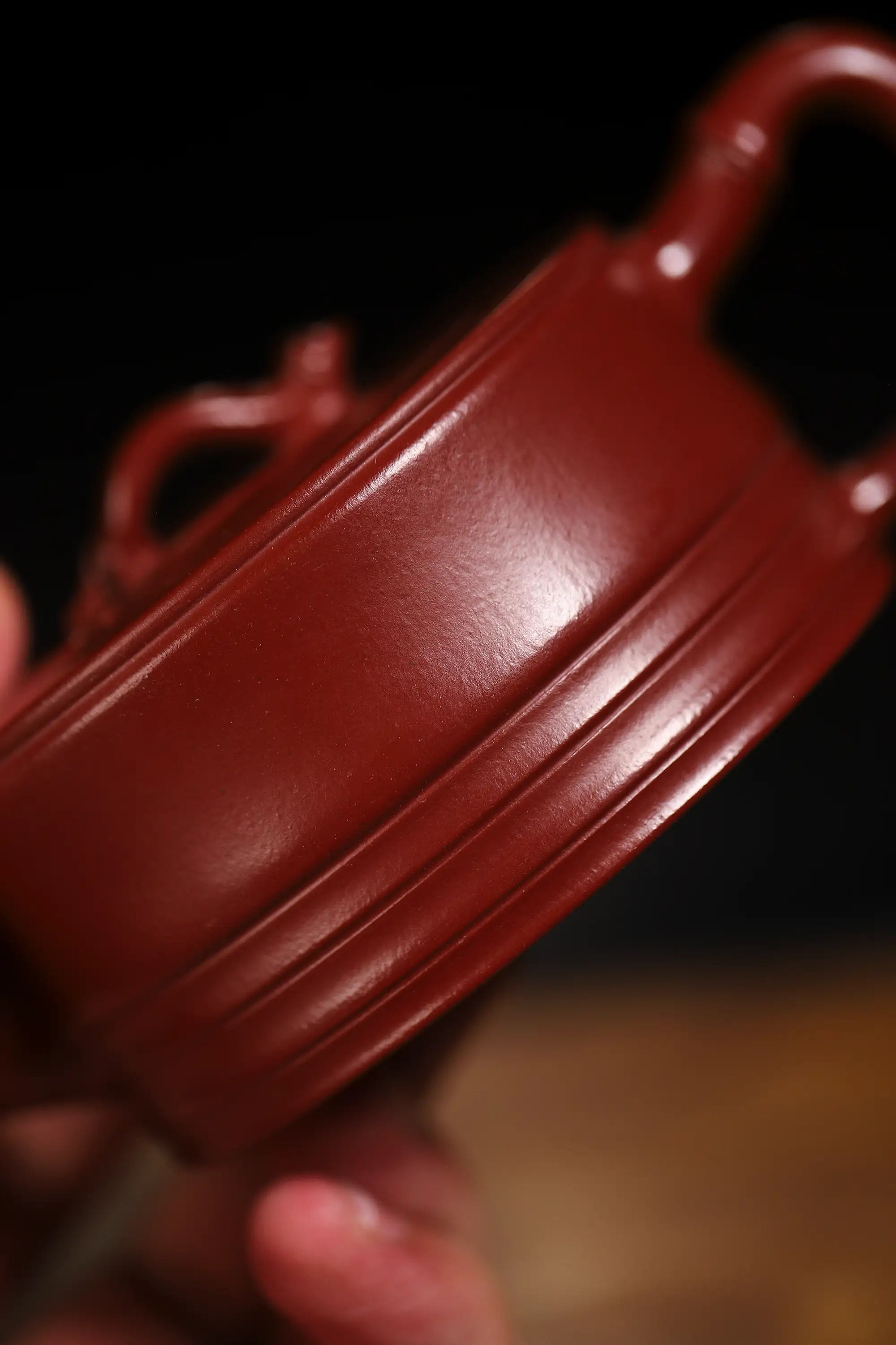 Bamboo Joint Design Fully Handmade Zhu Ni 'Yizhi Bamboo' Yixing Teapot