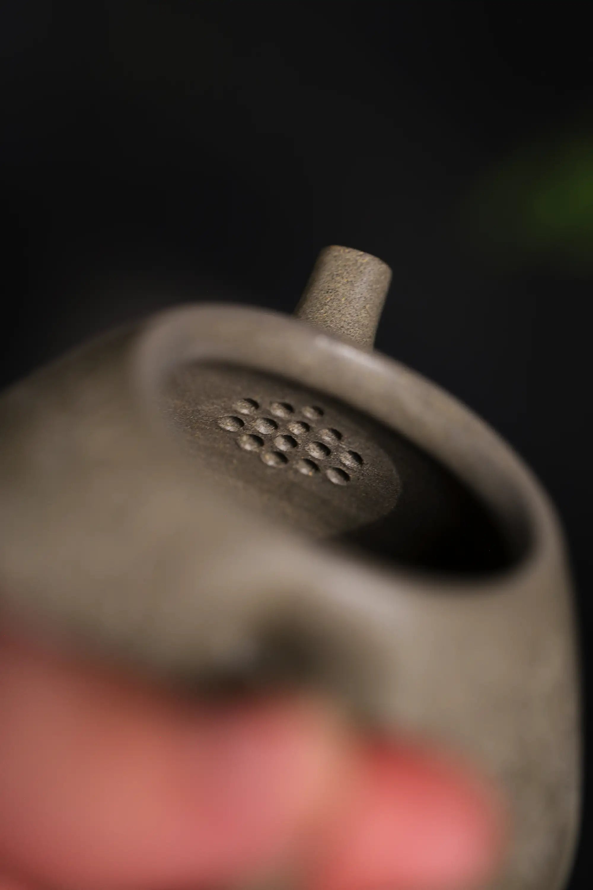 Bamboo & Calligraphy Engraving Fully Handmade Shark Skin Green-Zini Clay 'Zi Ye Shi Piao' Yixing Teapot