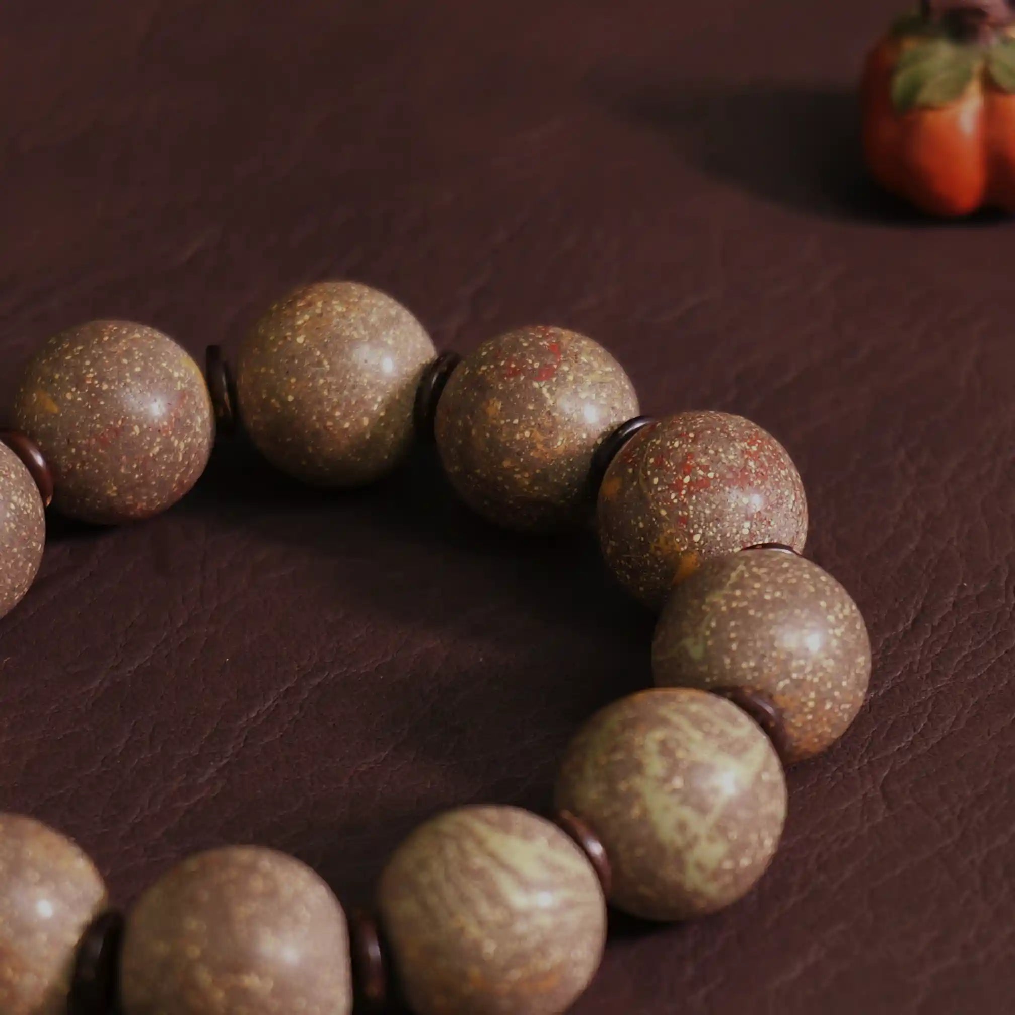 Brown with Golden Spots Star Sand Secret Bead Bracelet