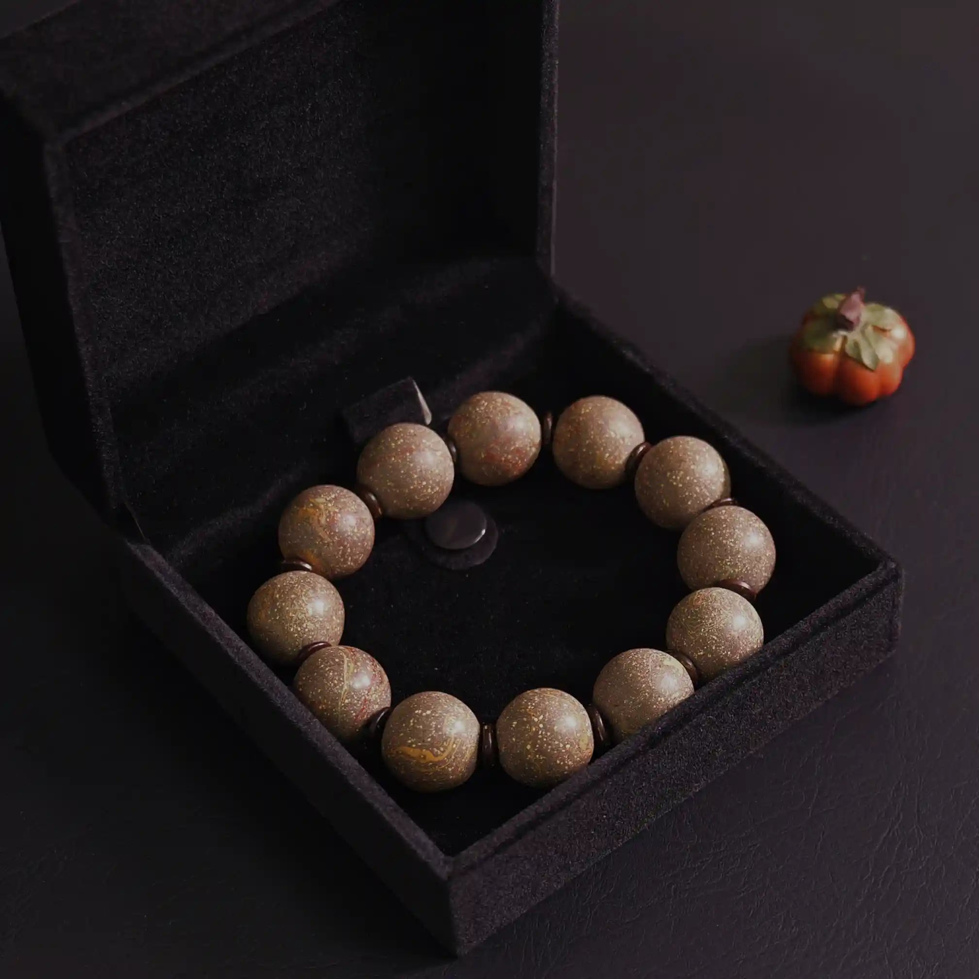 Brown with Golden Spots Star Sand Secret Bead Bracelet