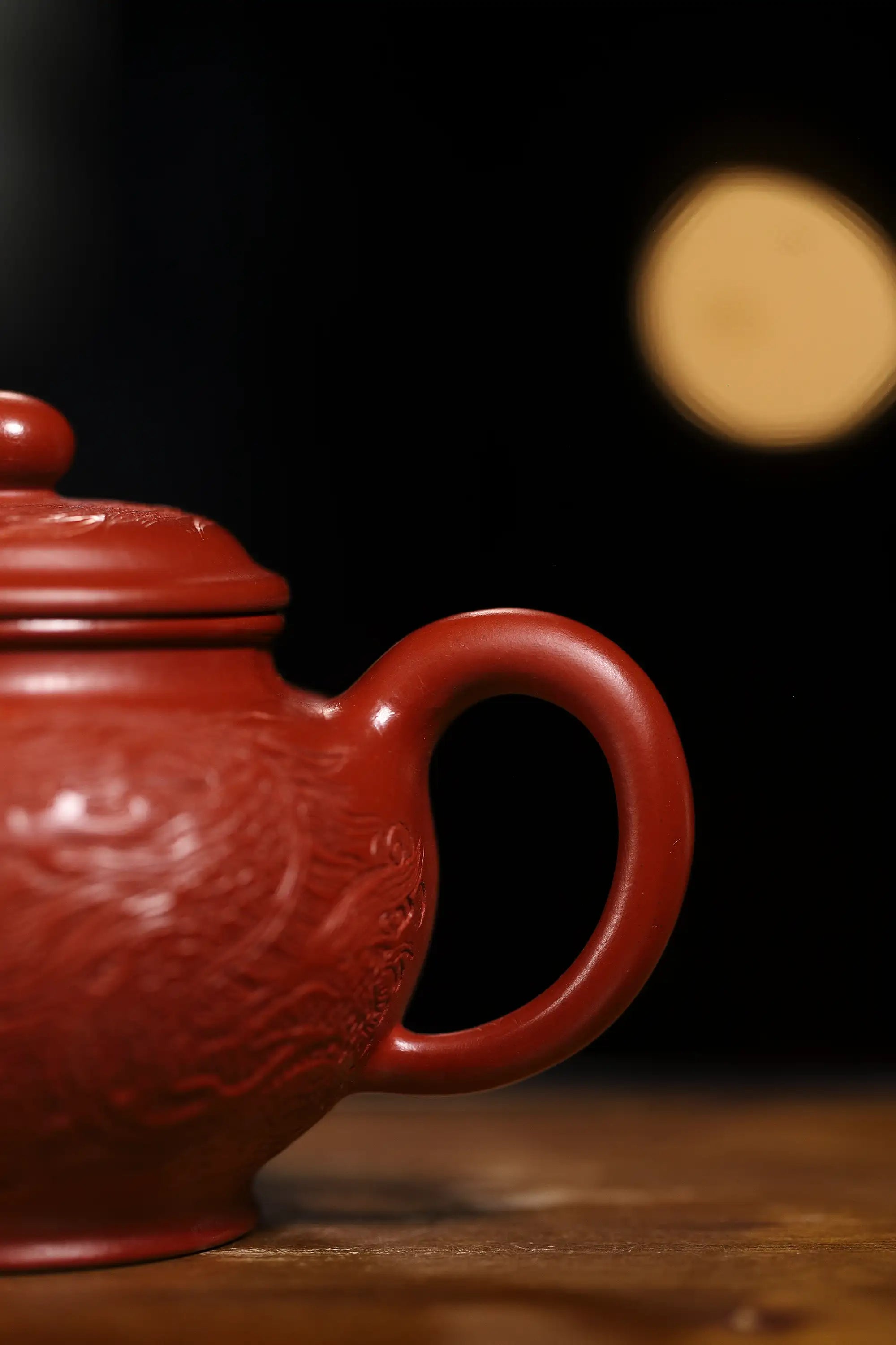 Dragon Pattern Fully Handmade Zhu Ni 'Duo Zhi' Yixing Teapot