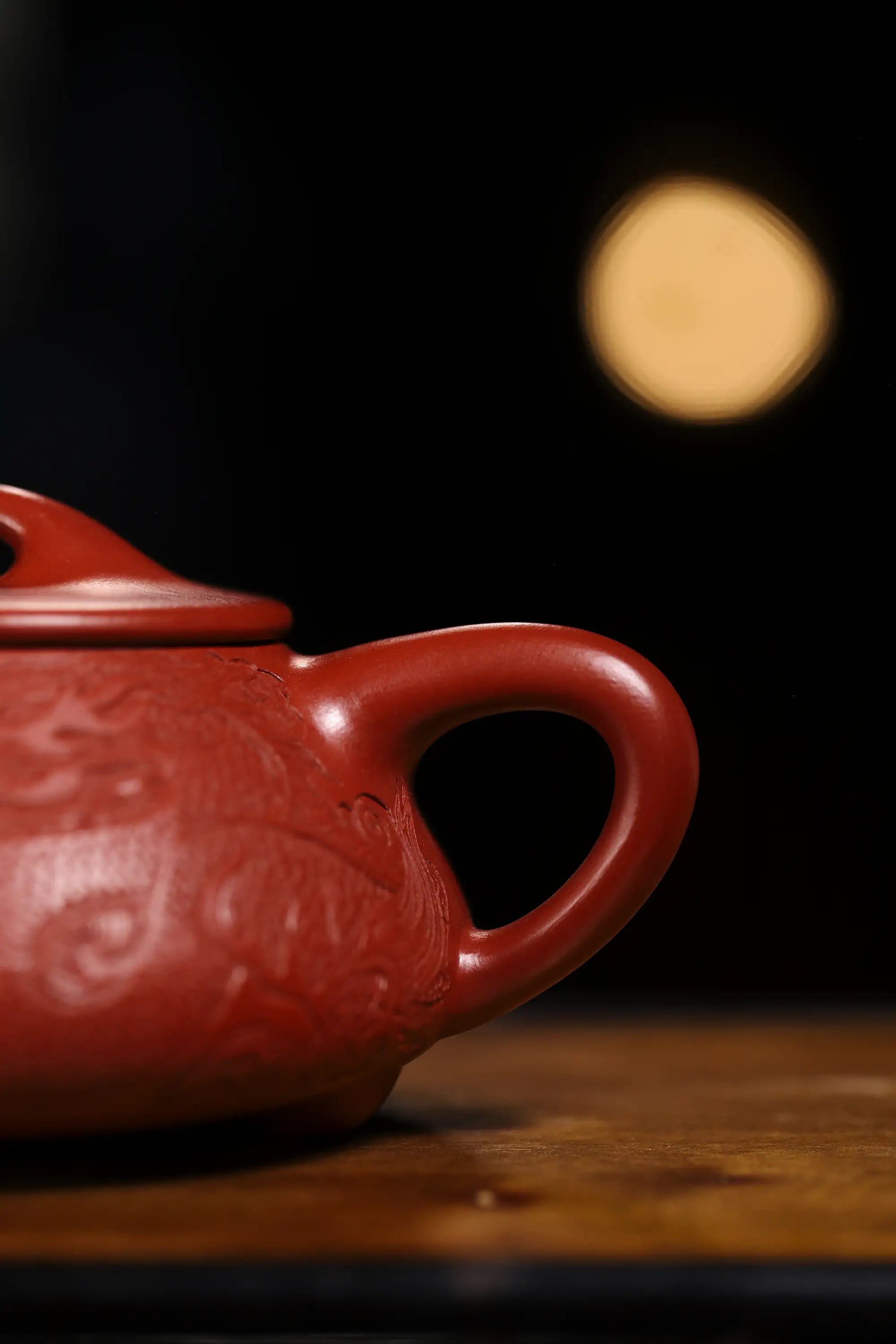 Dragon Pattern Fully Handmade Zhu Ni 'Jingzhou Shi Piao' Yixing Teapot