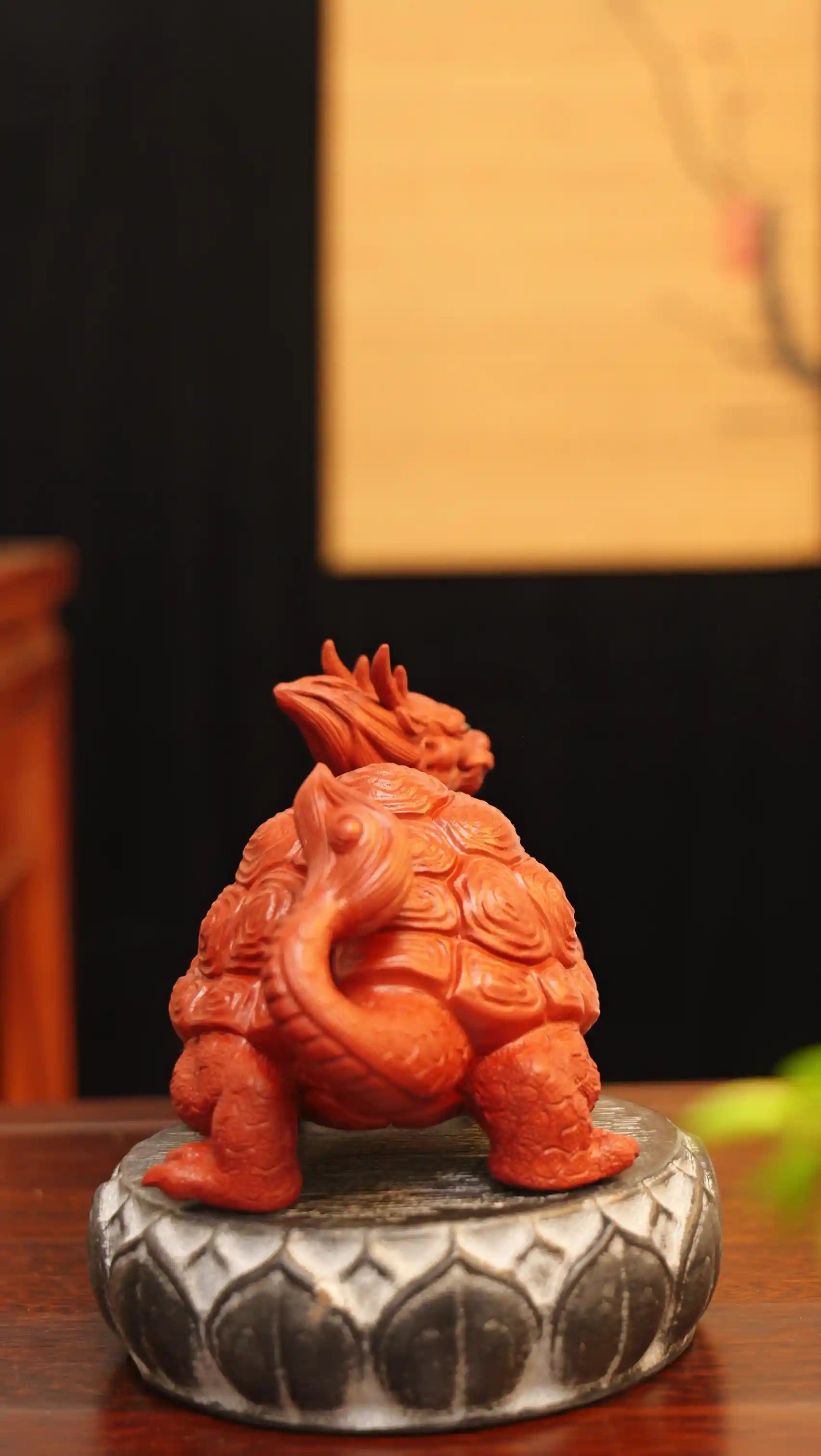 Dragon Turtle Mascot Yixing Handmade Zisha Tea Pet