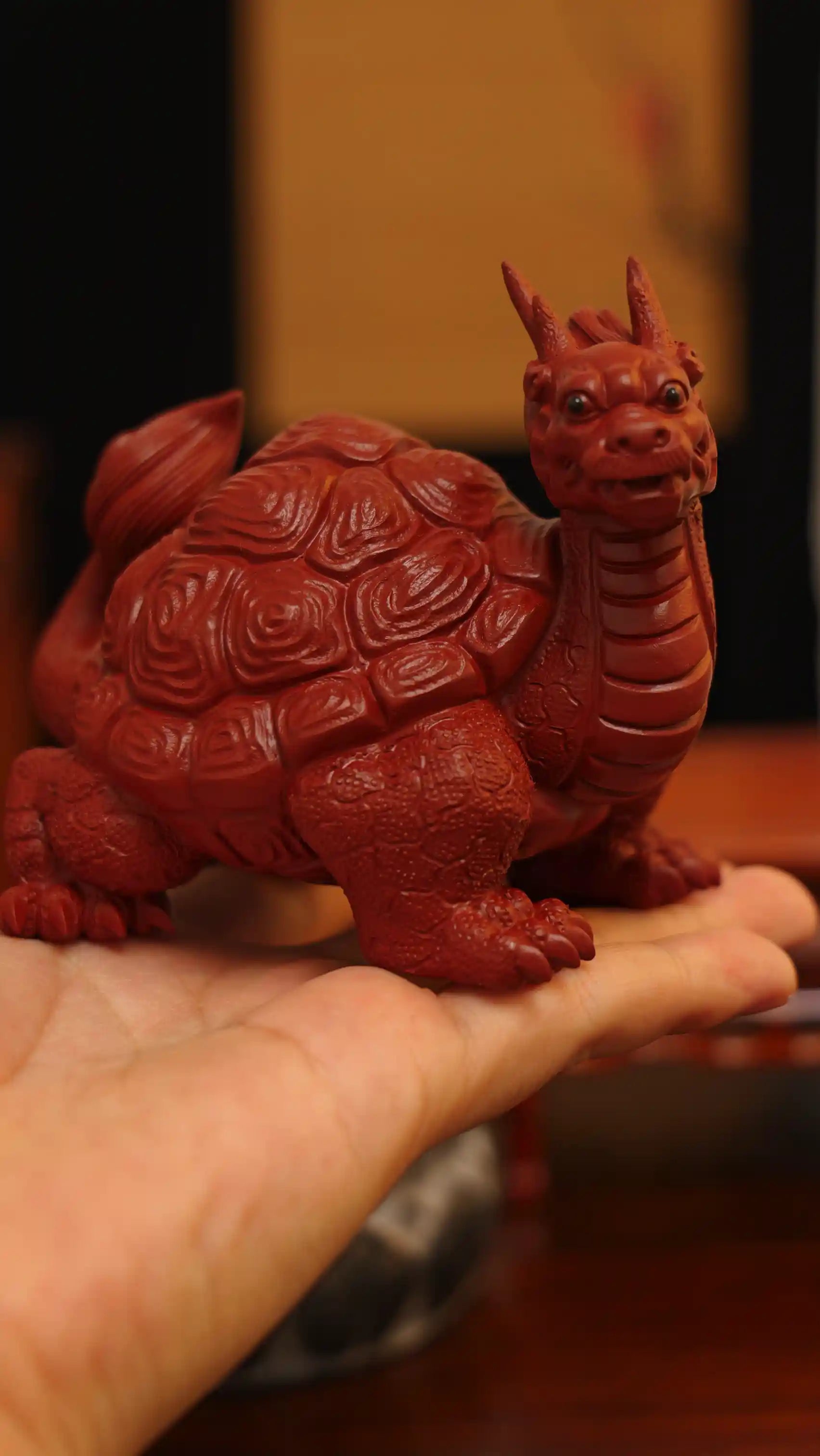 Dragon Turtle Mascot Yixing Handmade Zisha Tea Pet