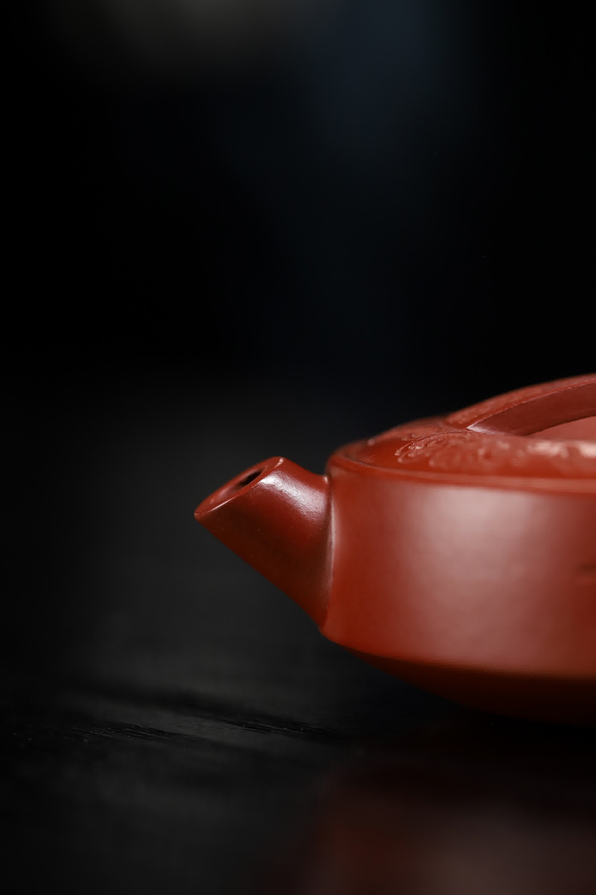 Eternal Joy & Auspicious Cloud Carving Fully Handmade Zhu Ni 'Qin Feng Han Wa' Yixing Teapot