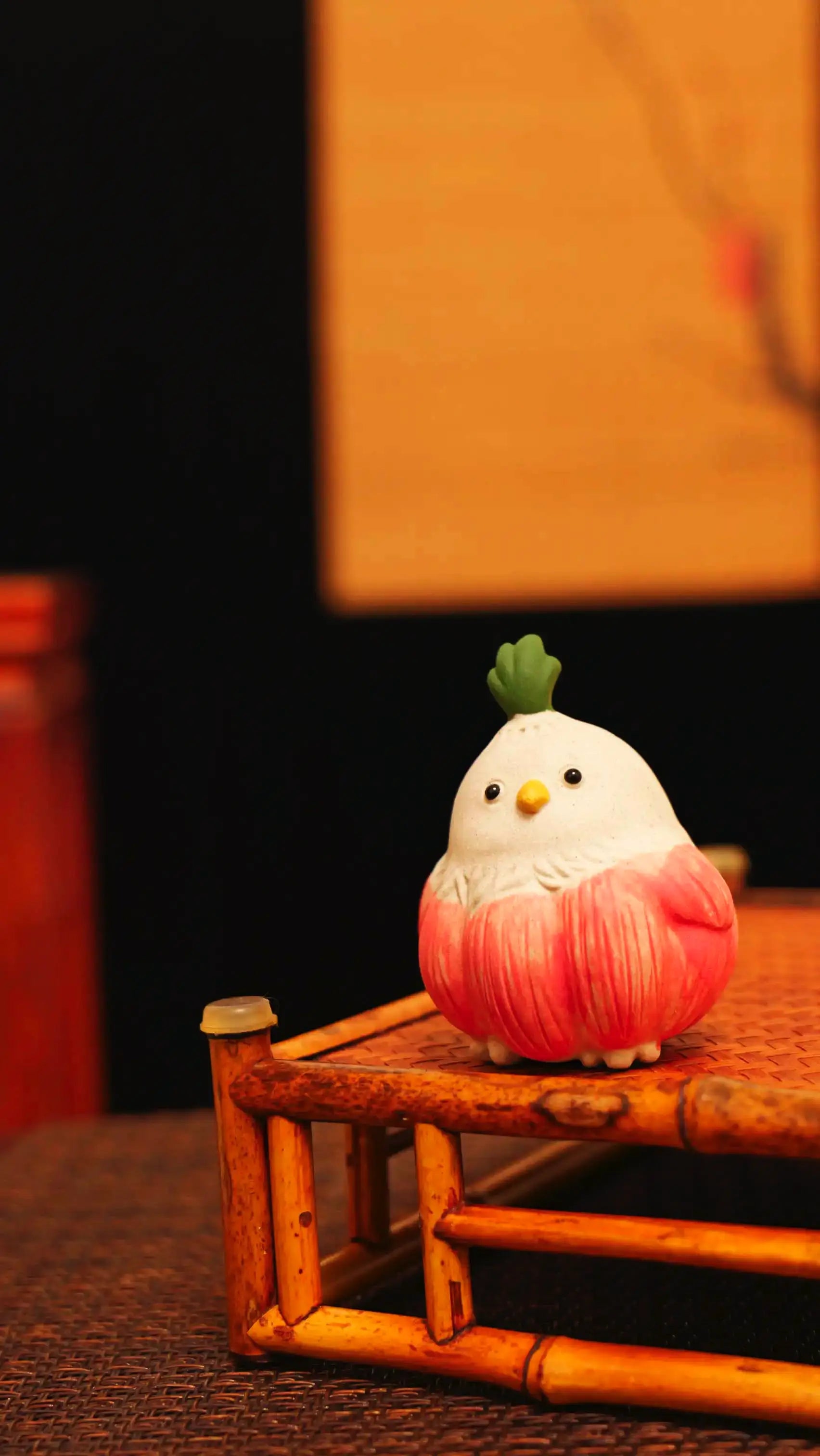 Feathered Bird Tea Pet
