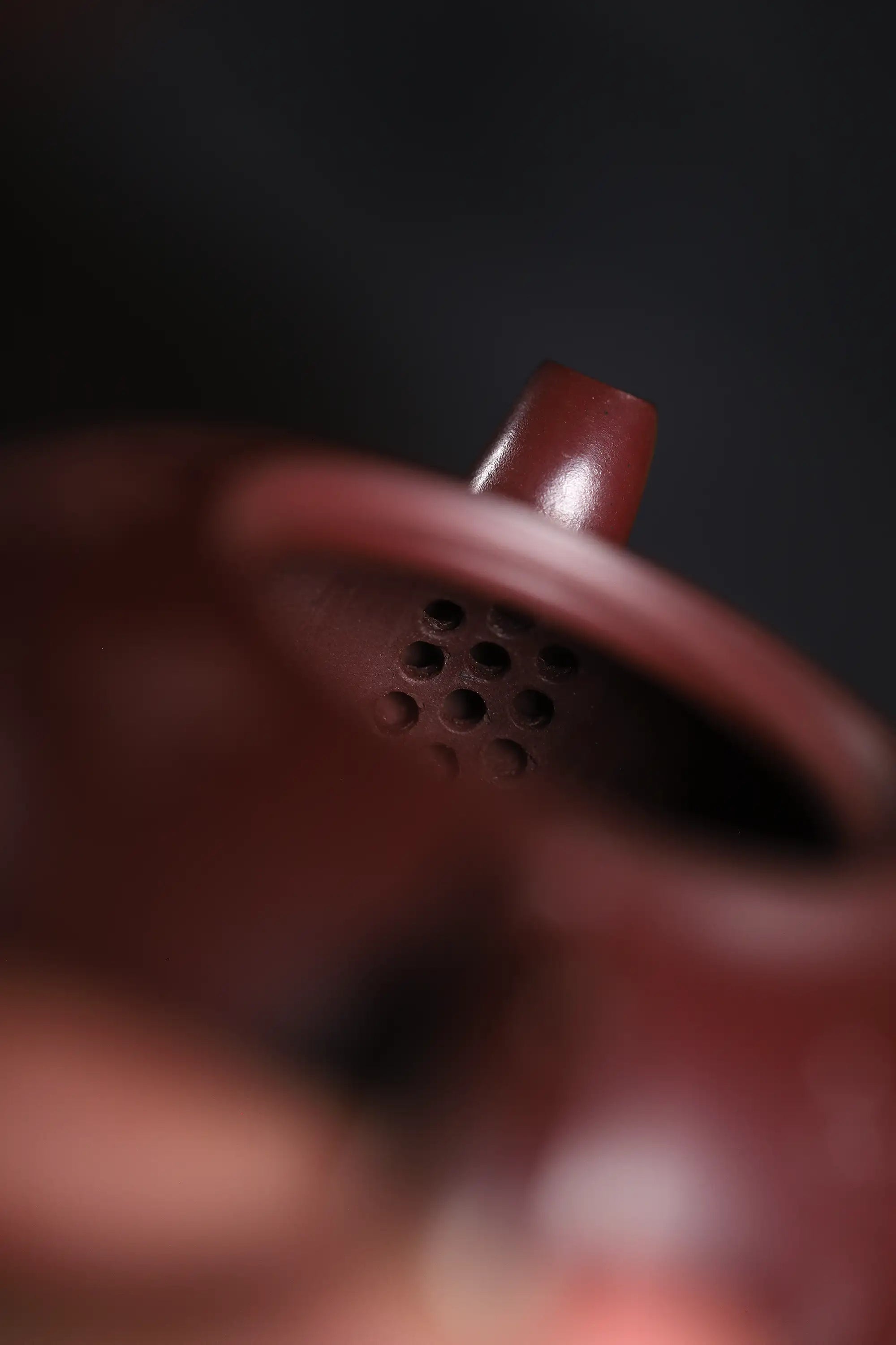 Floral Engraving Fully Handmade Dragon Blood Sand-Zini Clay 'Phoenix Pearl' Yixing Teapot