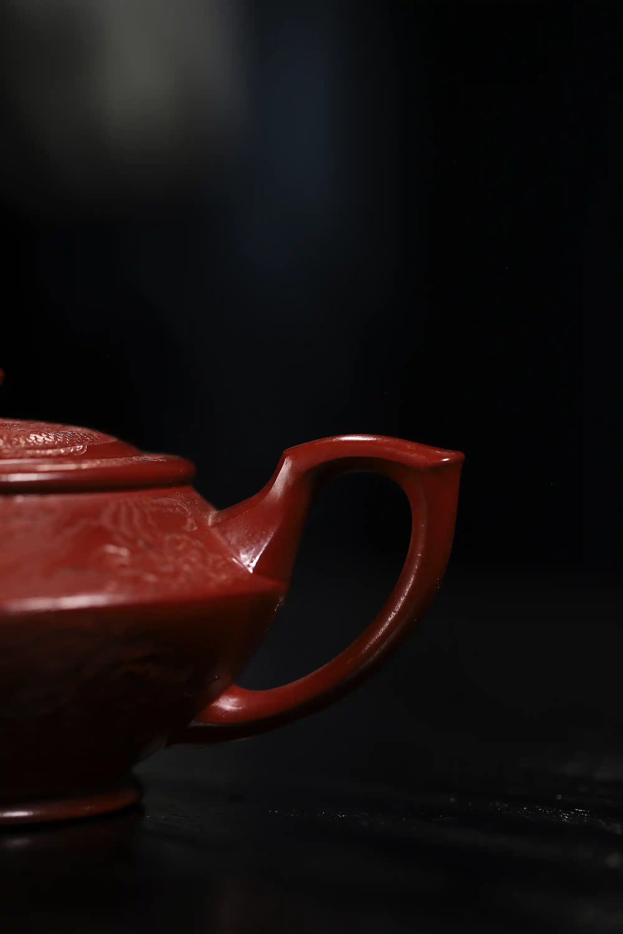 Han Yun Shape Handmade Imperial Dragon Red Clay Zhu Ni Yixing Teapot