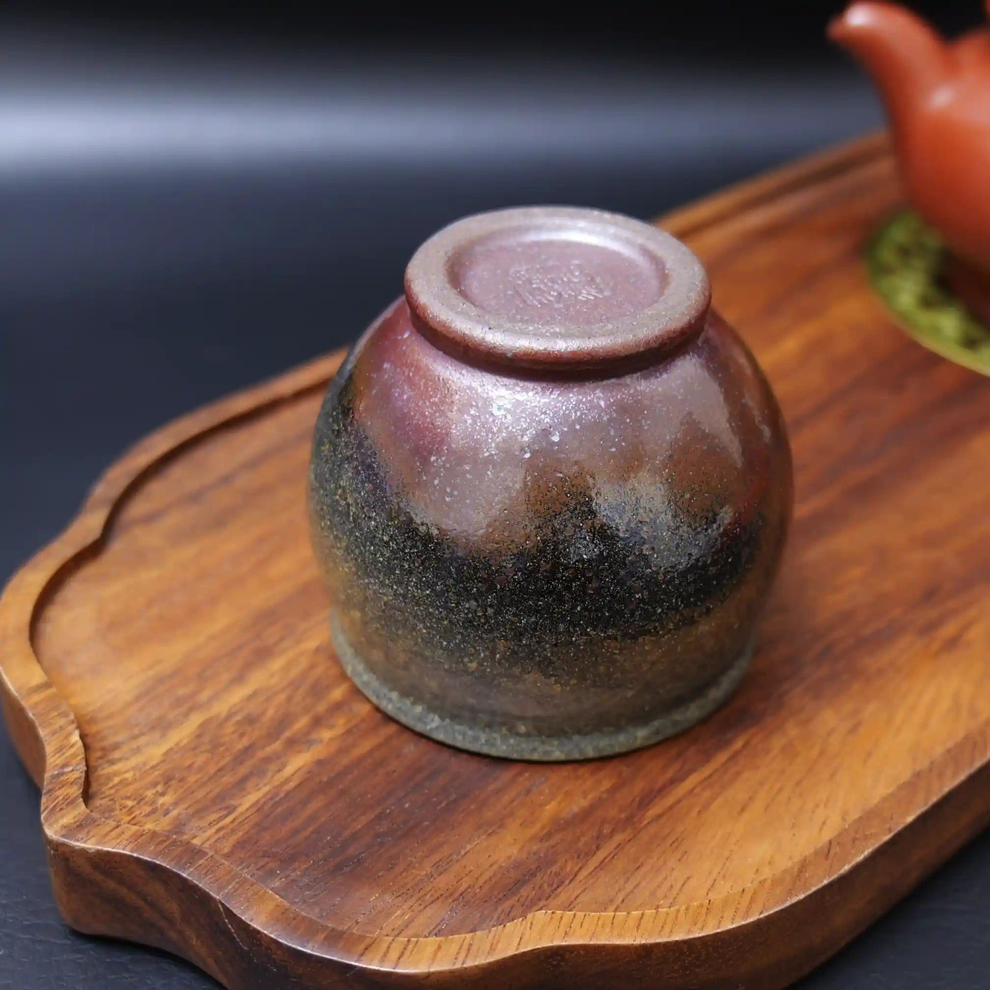 Handmade Wood-Fired Coarse Clay Master Teacup
