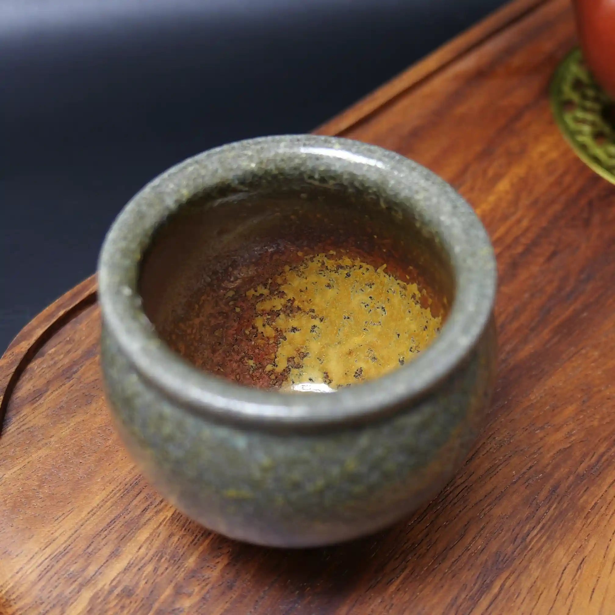 Handmade Wood-Fired Coarse Clay Master Teacup