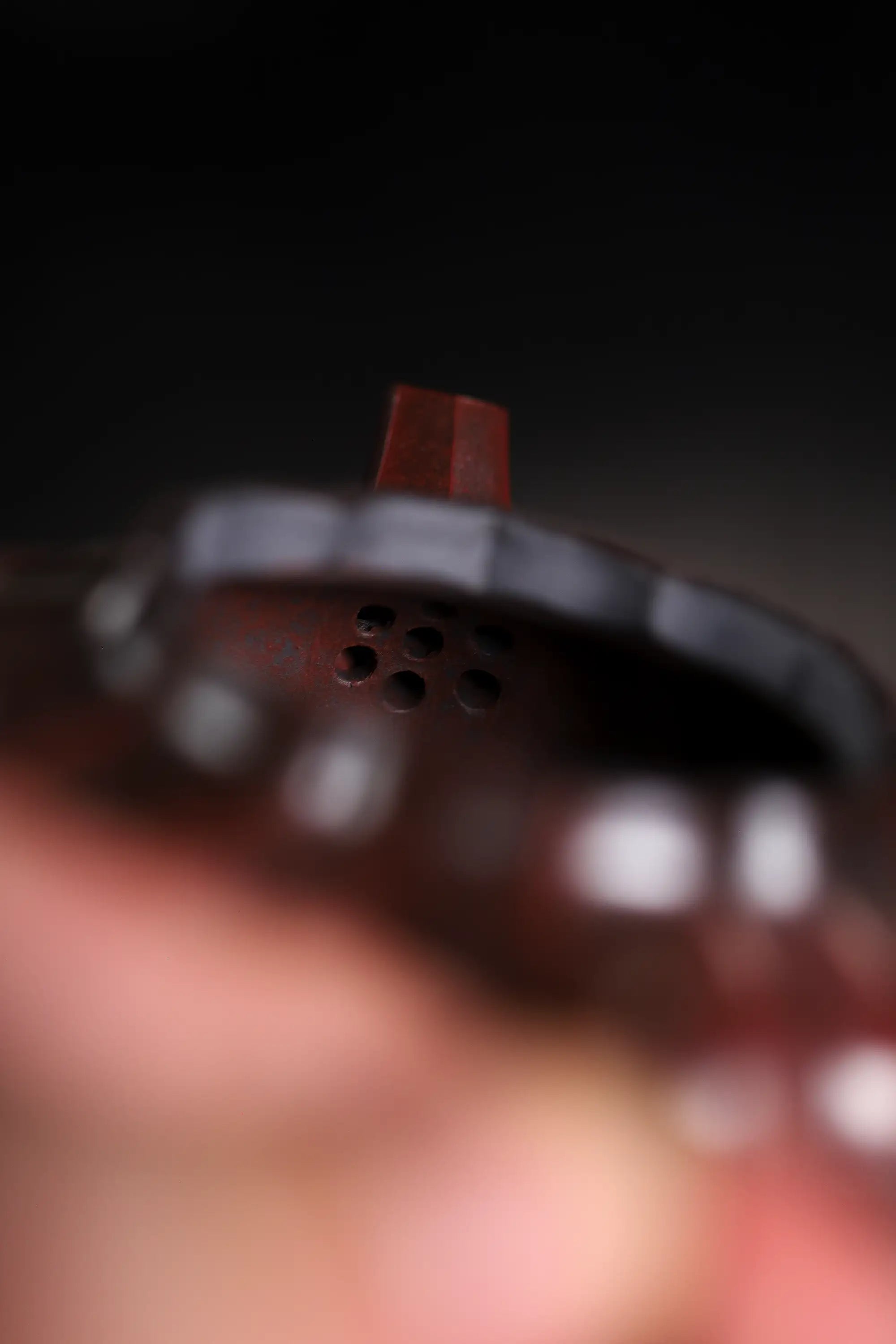 Mountain Stream Journey Carving Fully Handmade Zijinsha-Purple Clay Ribbed Yixing Teapot