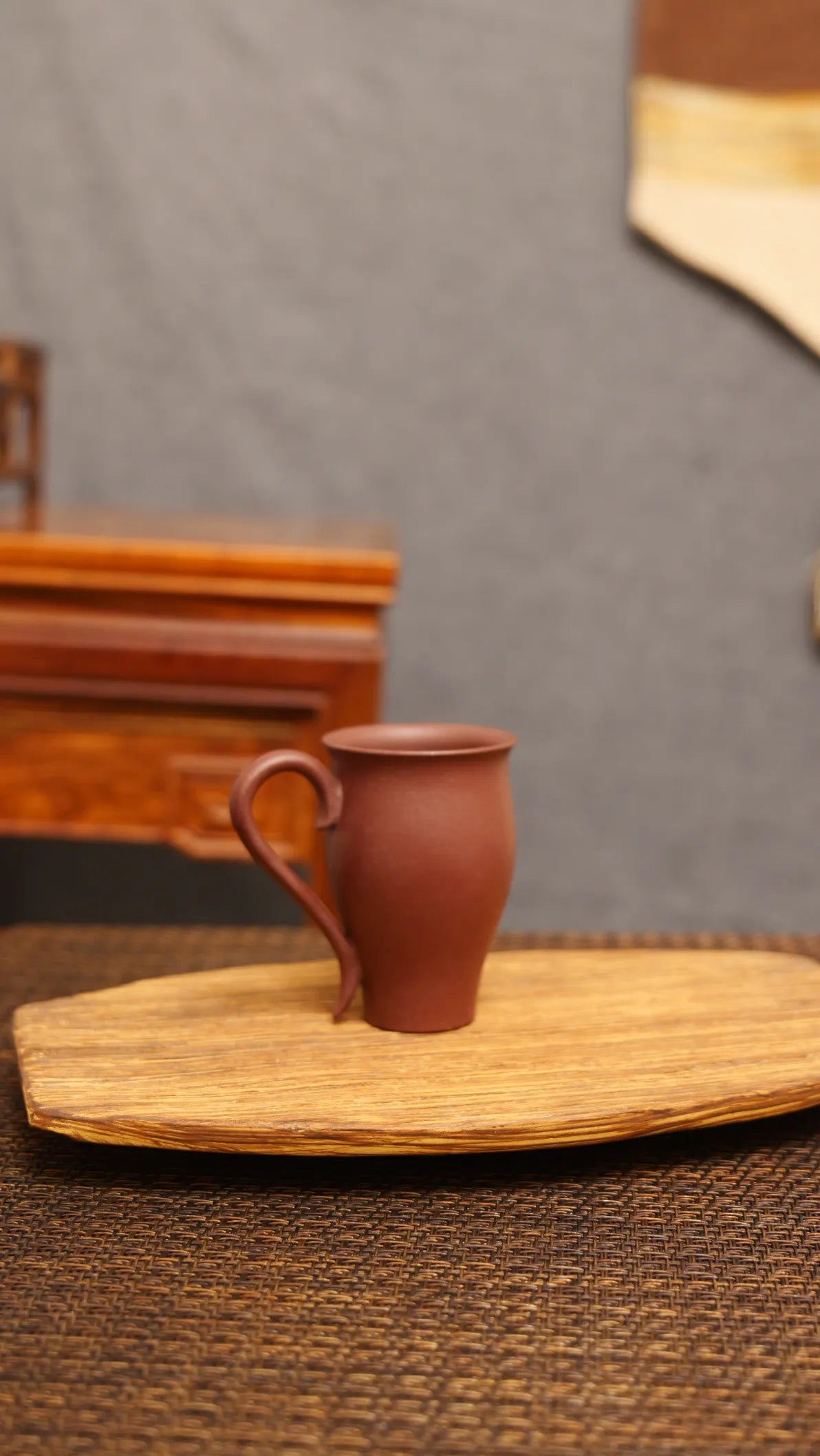 Royal Blossom: Yixing Zisha Peony Teacup