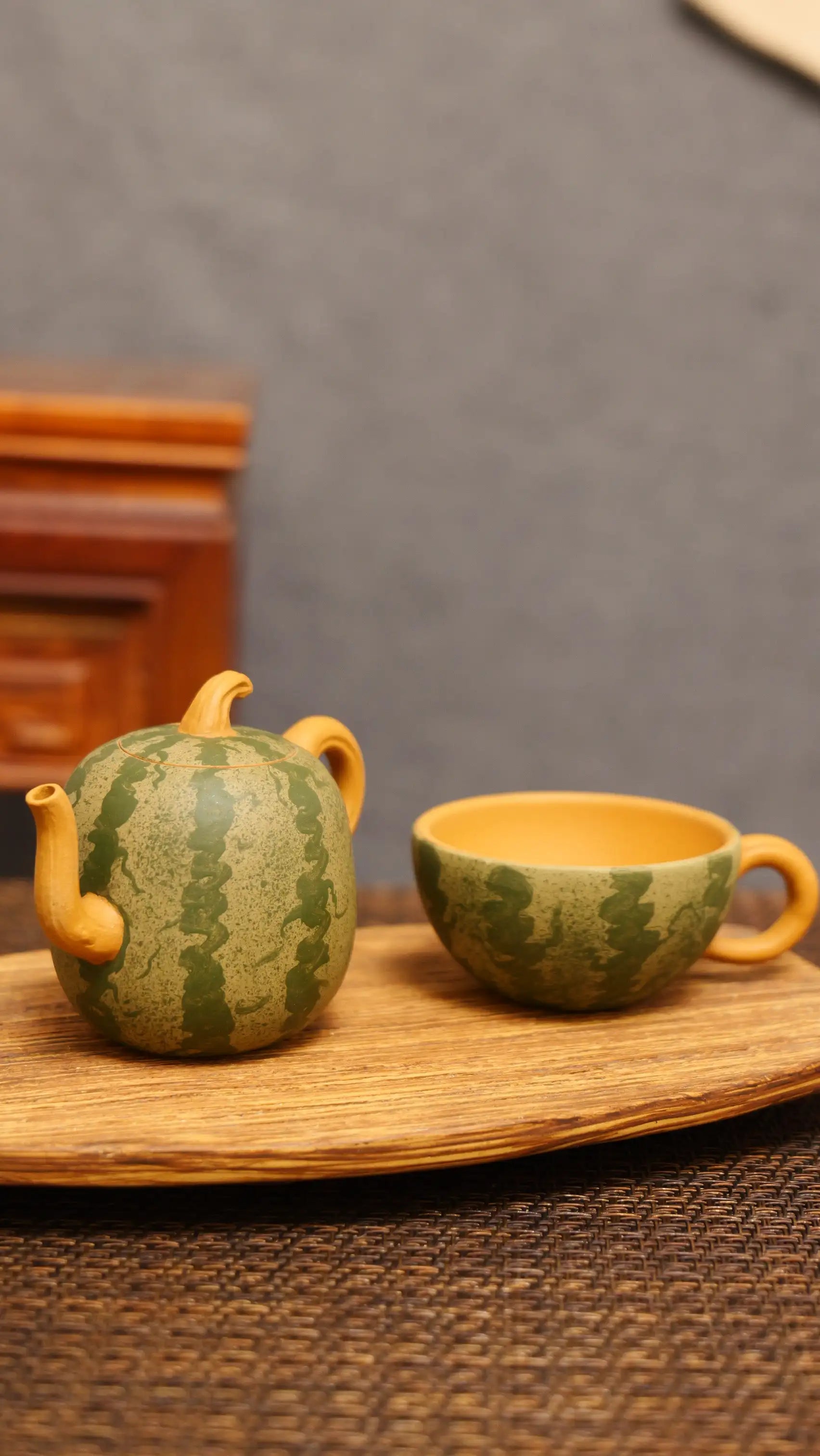 Summer Melon Serenity - Yixing Zisha Teapot