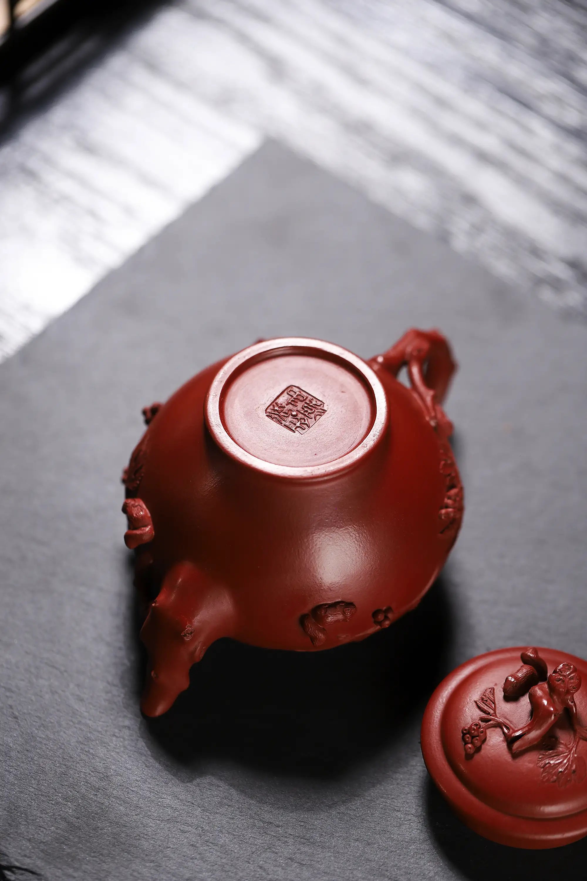 Plum Blossom Herald Spring Fully Handmade Zhu Ni Yixing Teapot