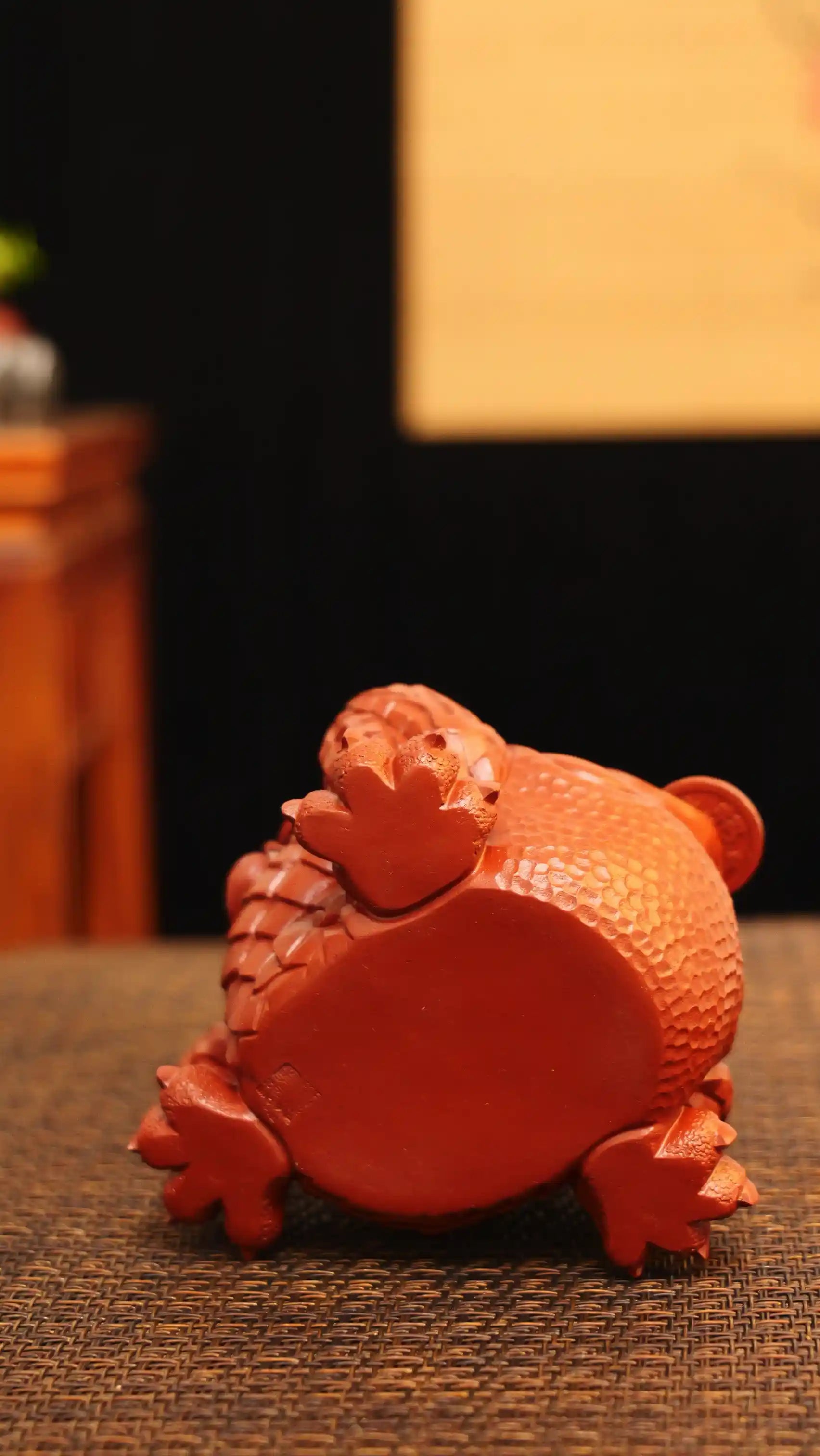 Three-Legged Money Toad Mascot Yixing Handmade Zisha Tea Pet