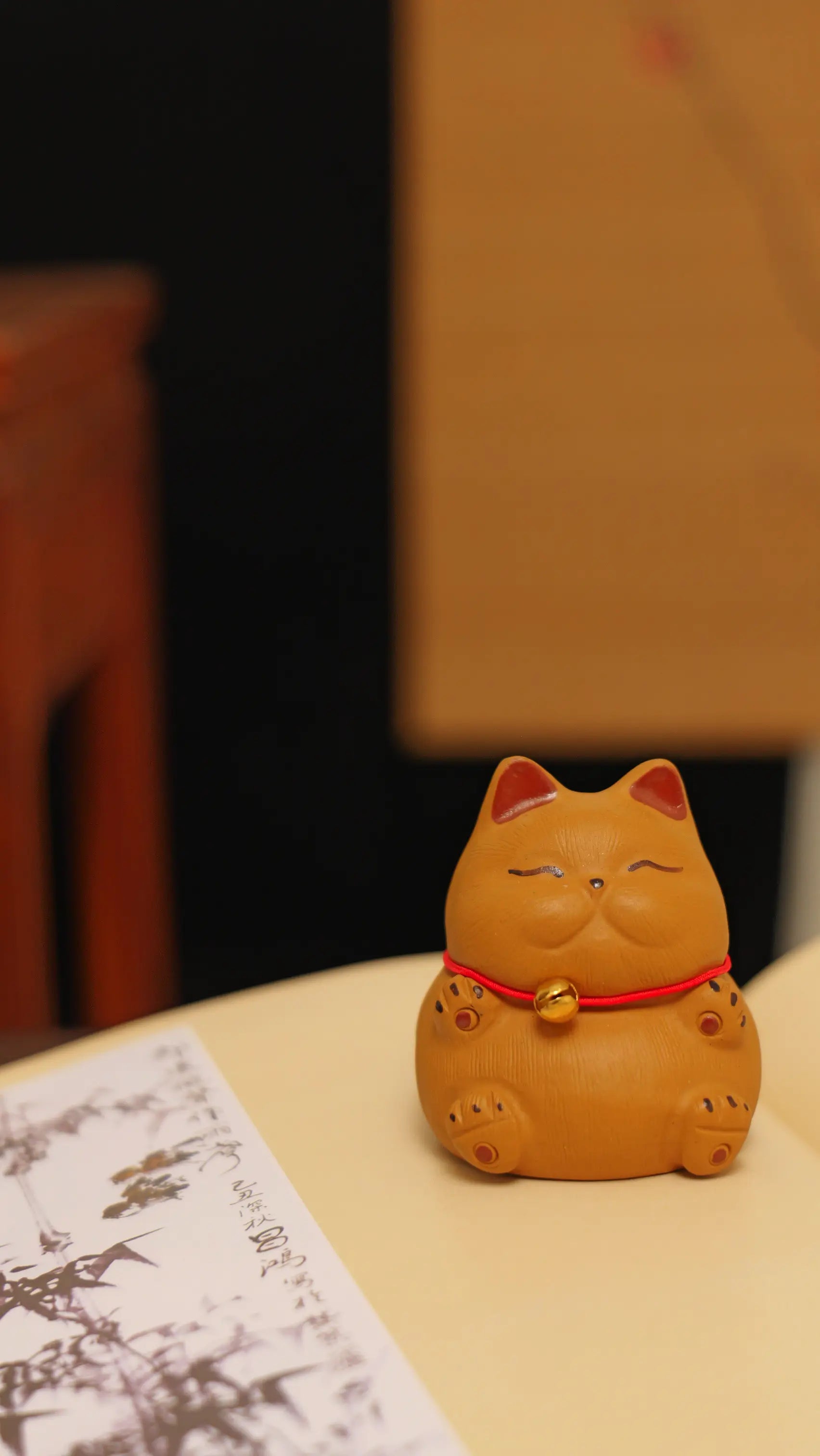 Yixing Clay Handmade Lucky Cat Tea Pet