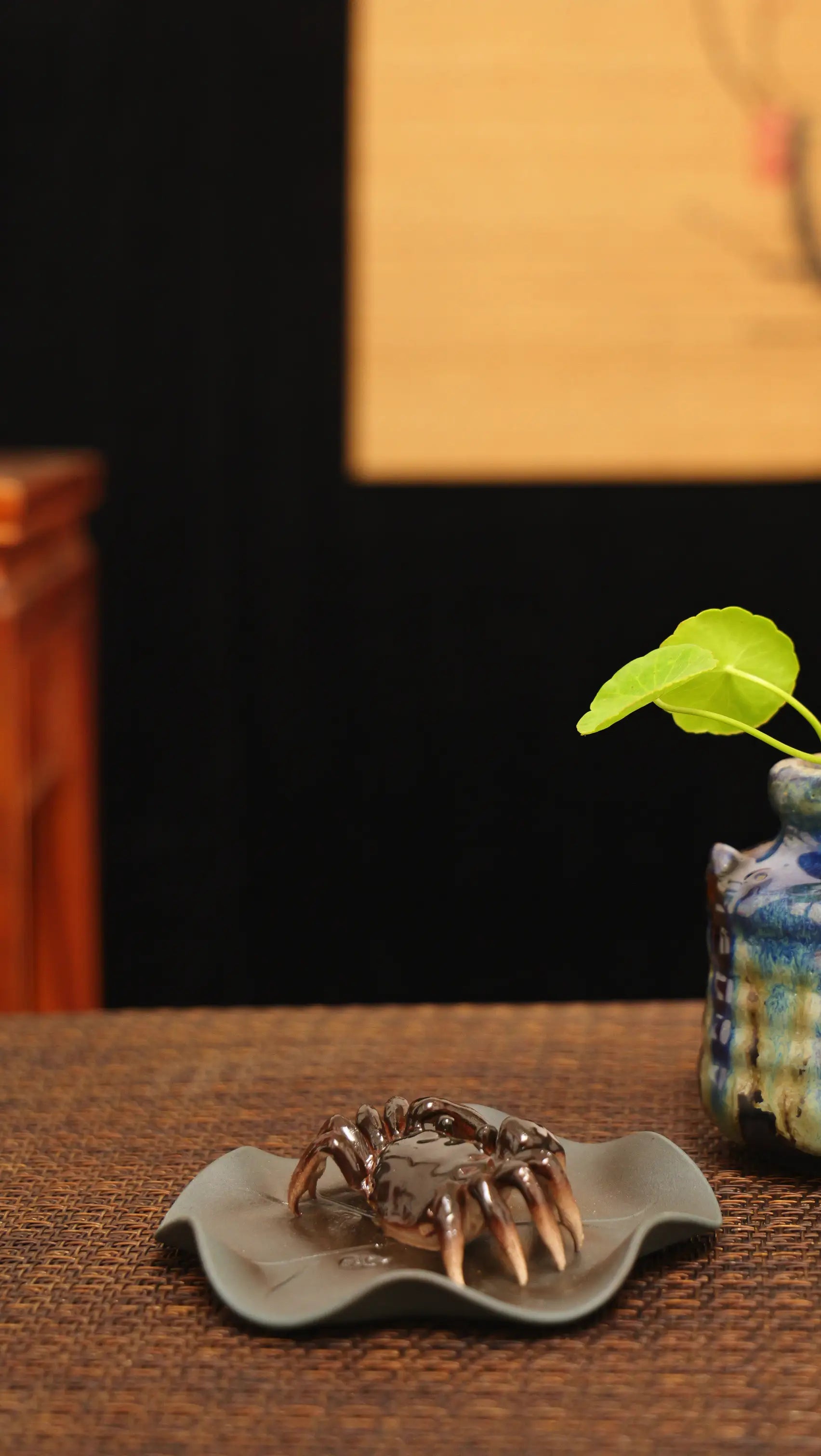 Yixing Handmade Crab Zisha Tea Pet