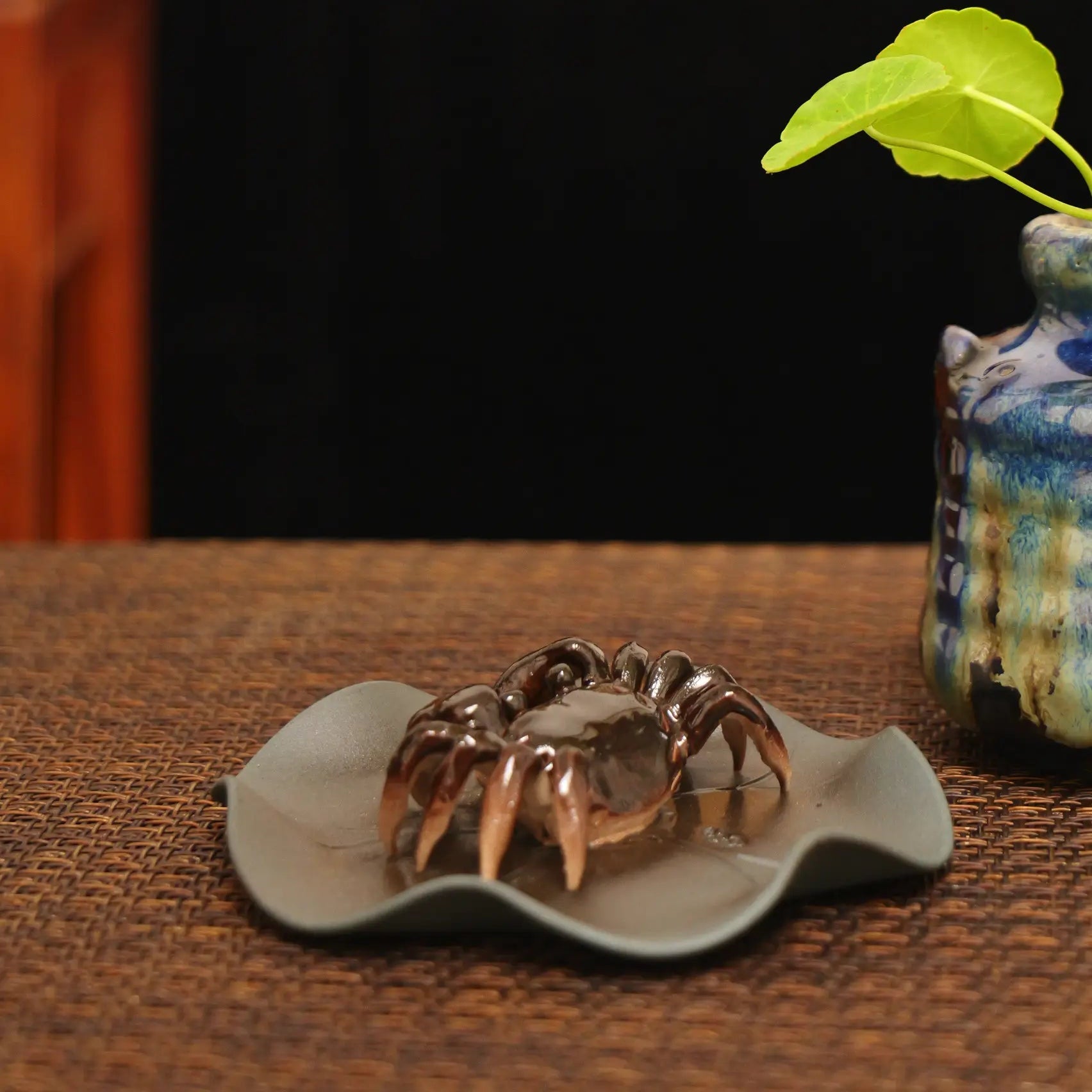 Yixing Handmade Crab Zisha Tea Pet