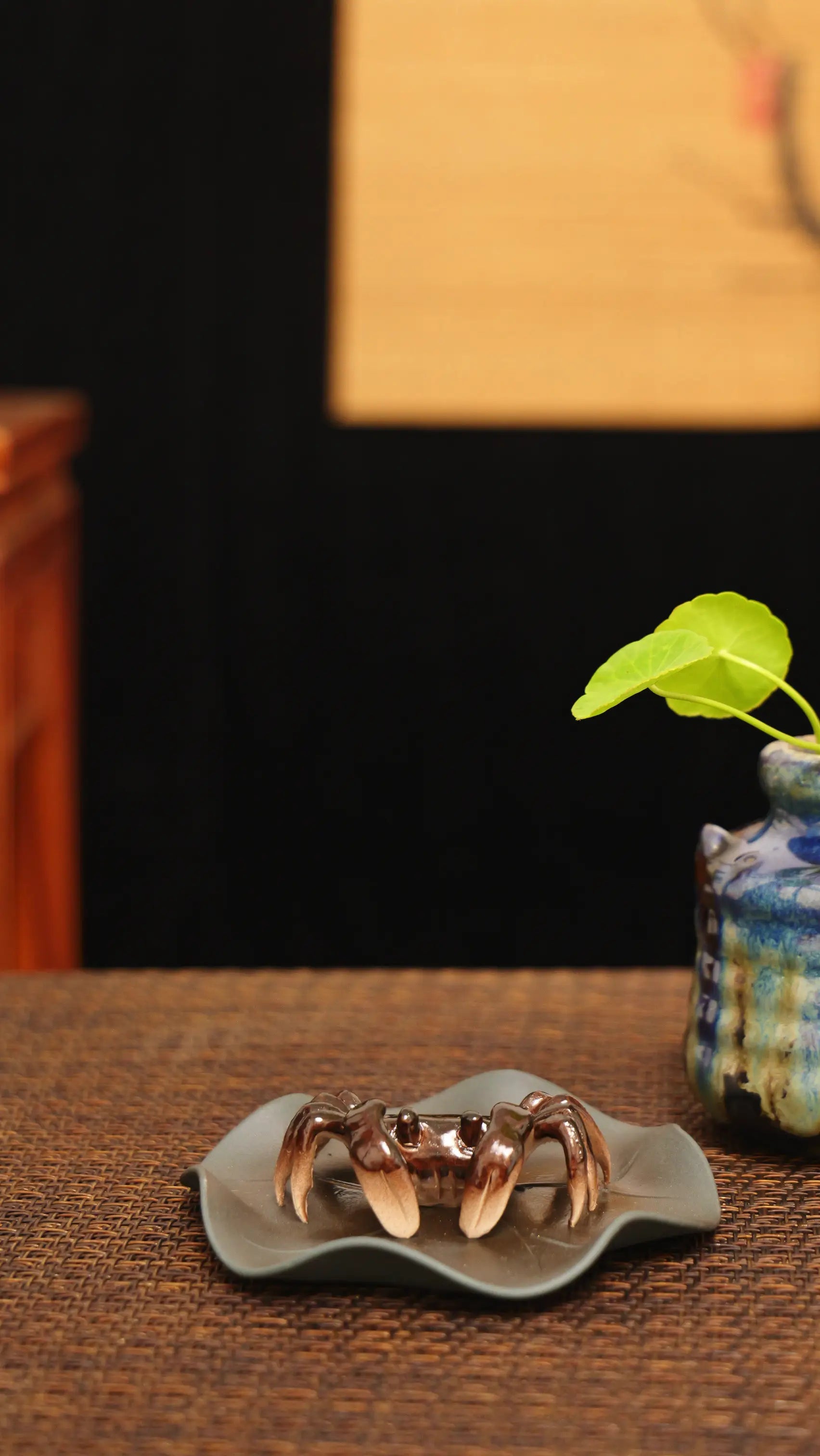 Yixing Handmade Crab Zisha Tea Pet