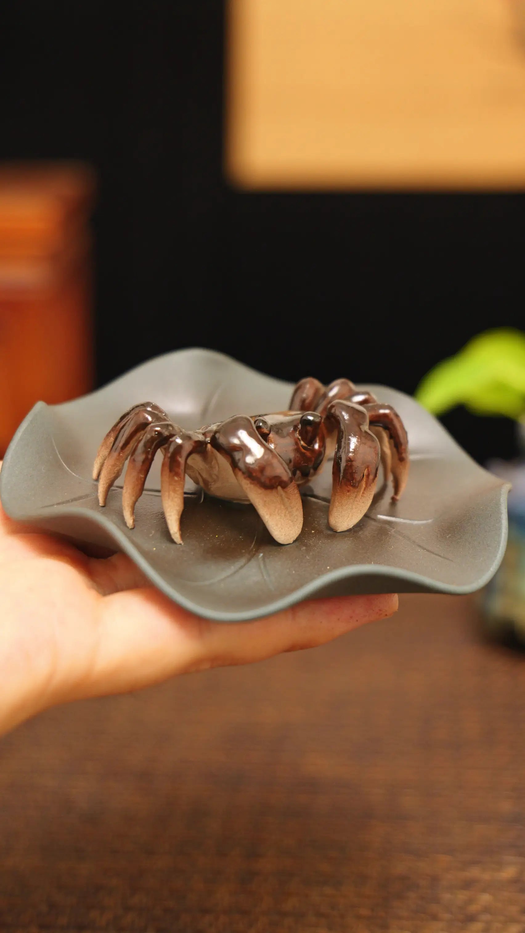 Yixing Handmade Crab Zisha Tea Pet