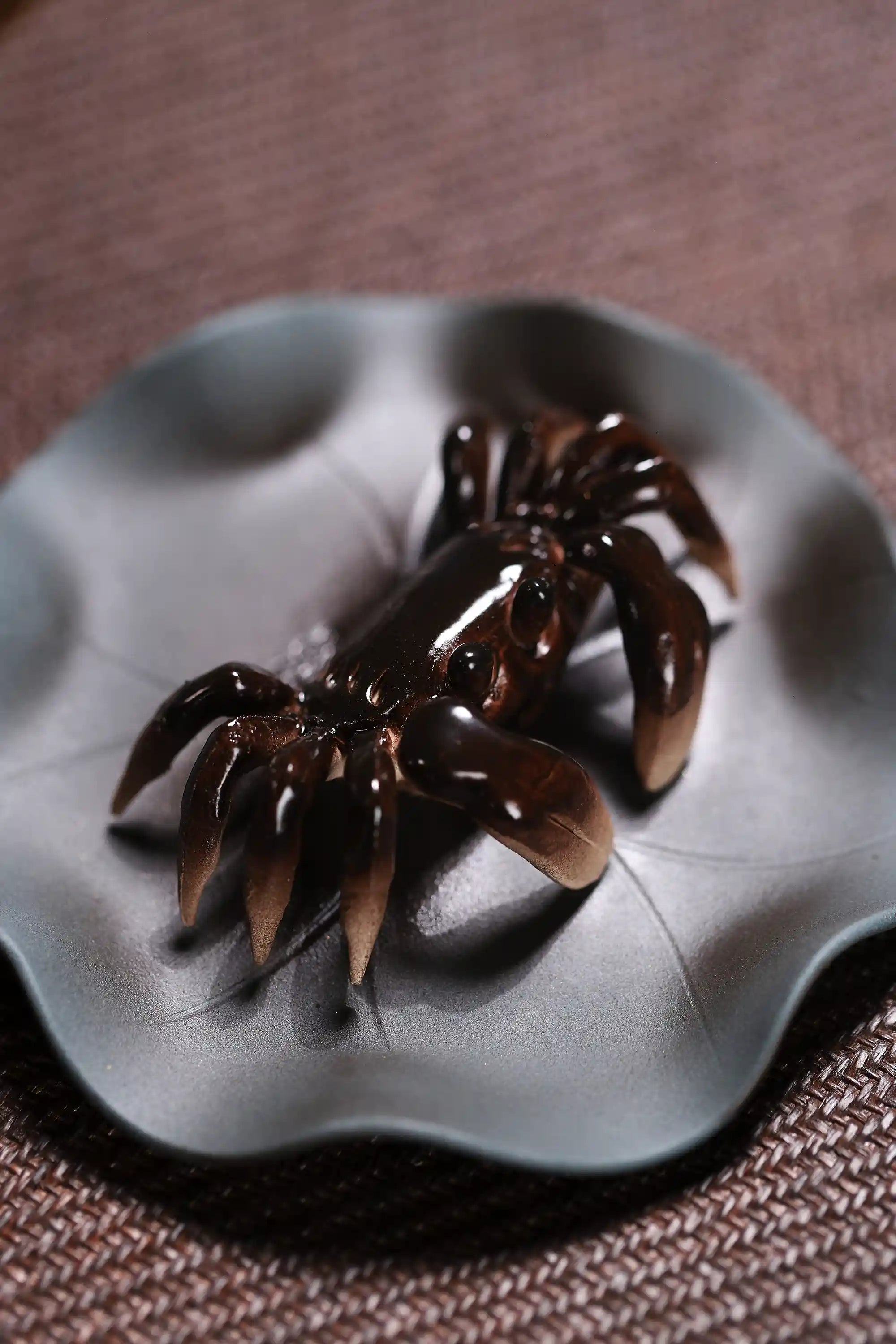 Yixing Handmade Crab Zisha Tea Pet