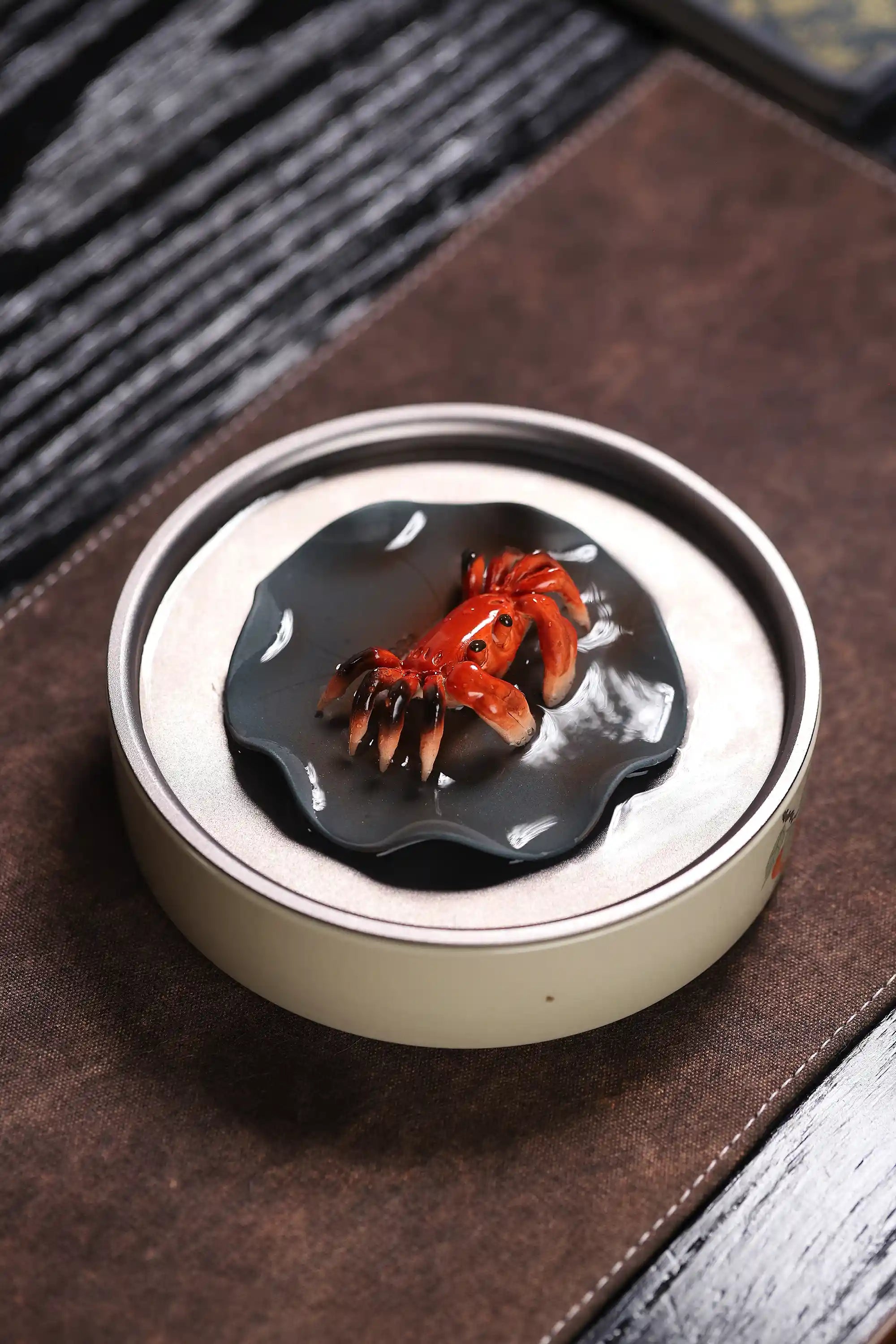 Yixing Handmade Crab Zisha Tea Pet
