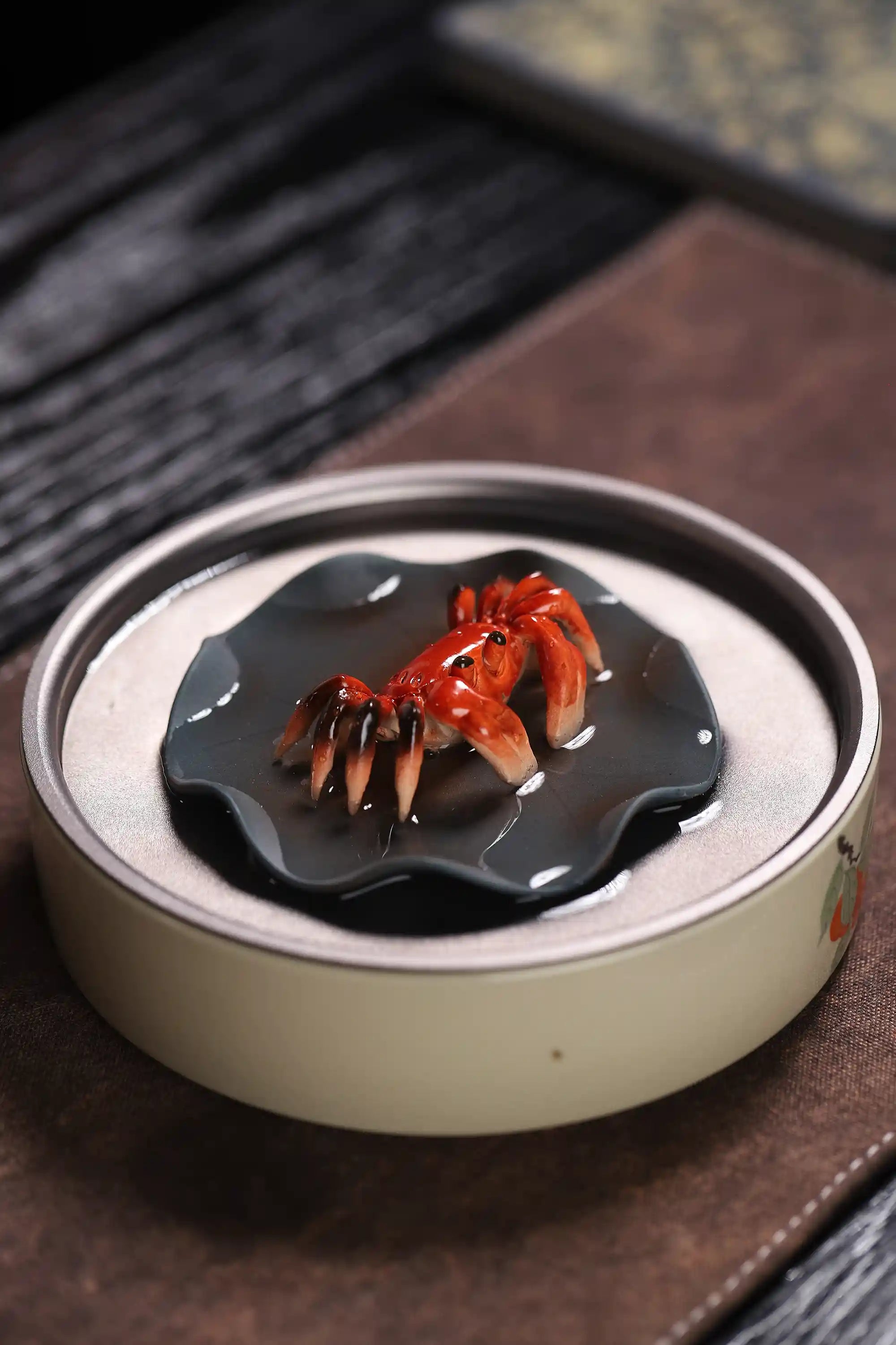 Yixing Handmade Crab Zisha Tea Pet