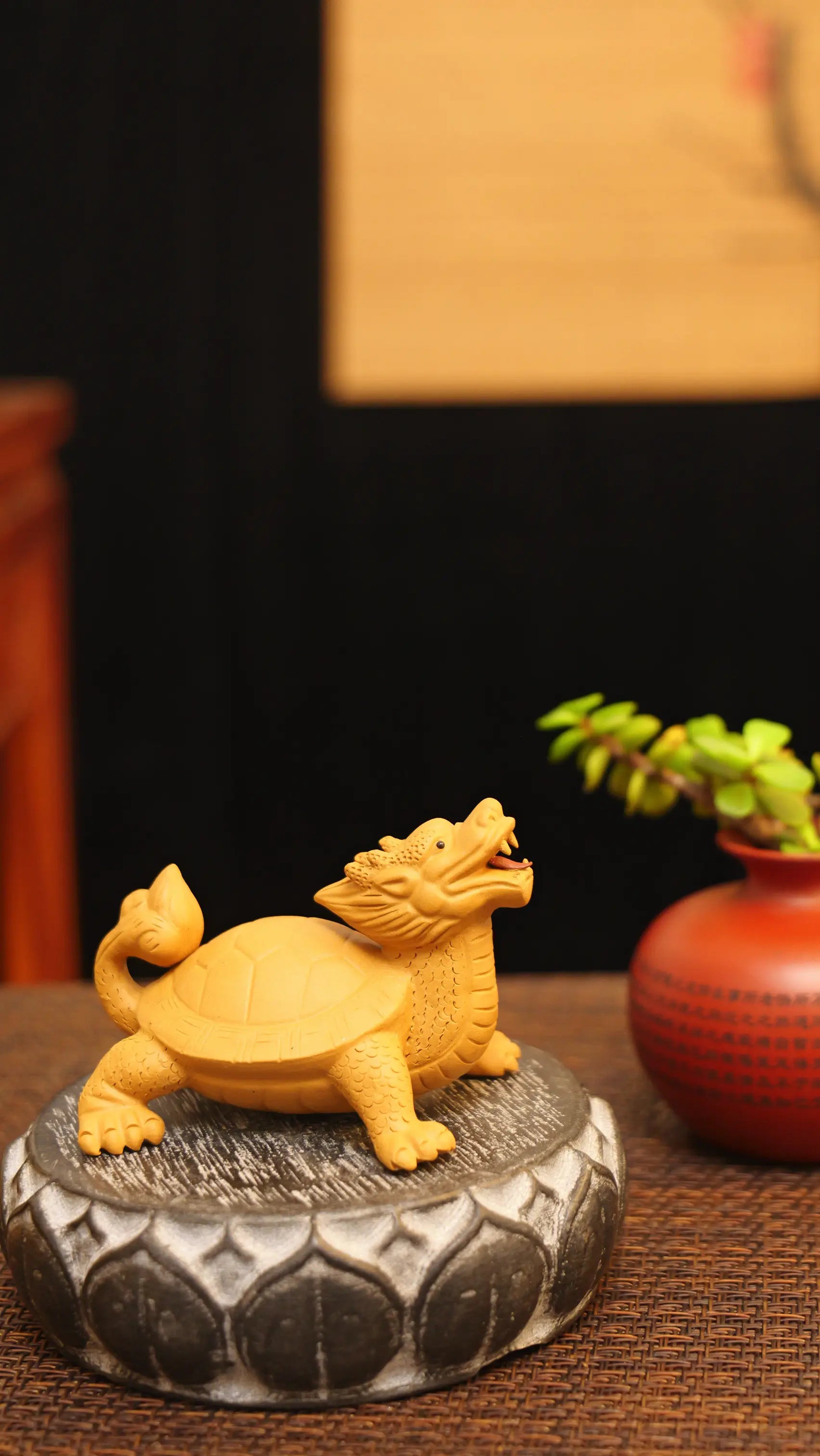 Yixing Handmade Dragon Turtle Tea Pet
