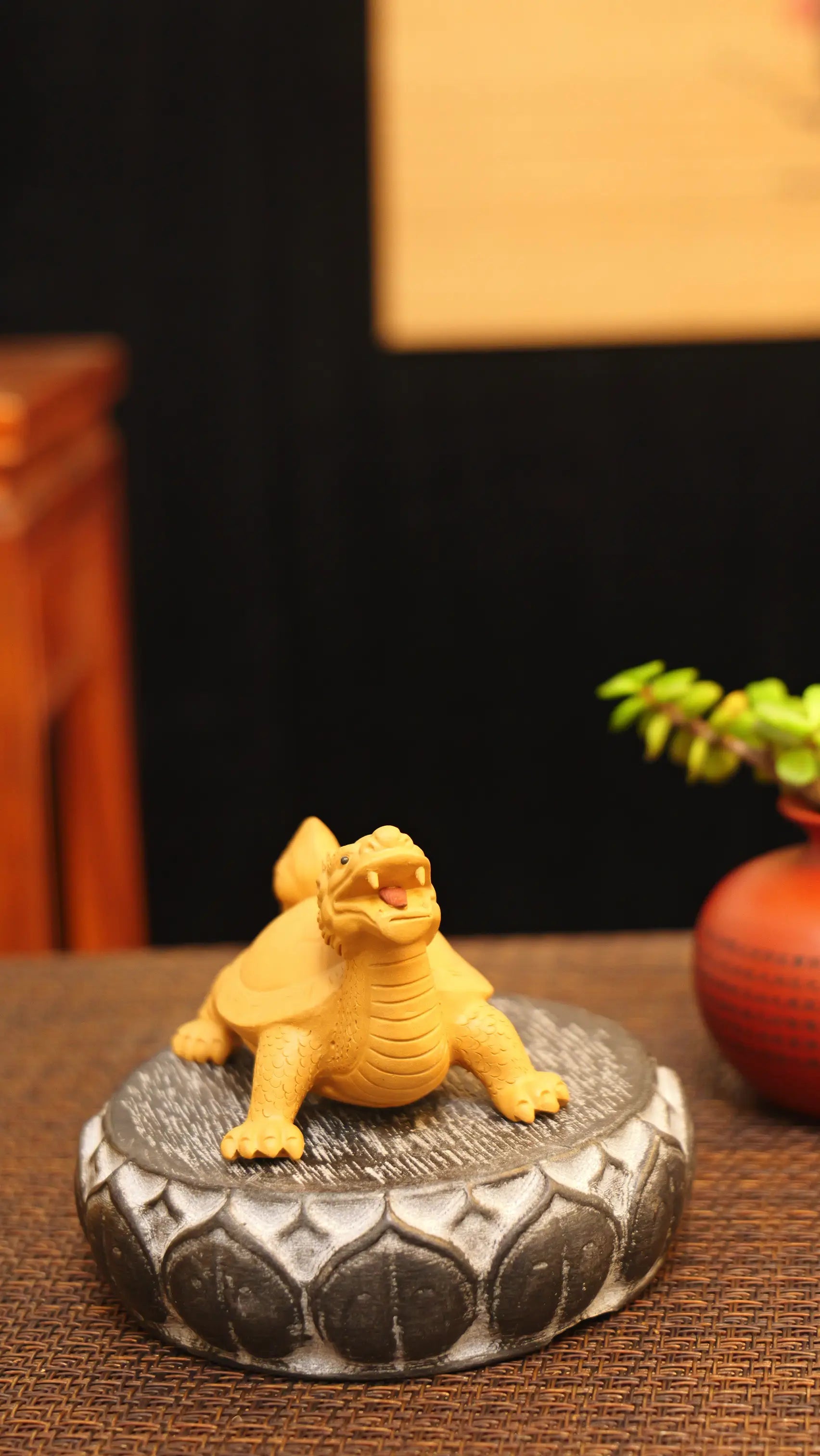 Yixing Handmade Dragon Turtle Tea Pet