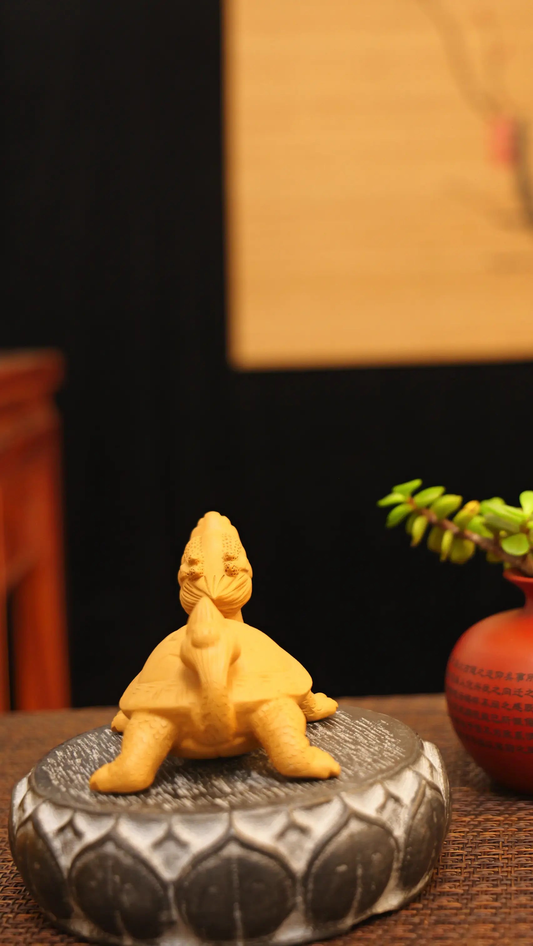 Yixing Handmade Dragon Turtle Tea Pet