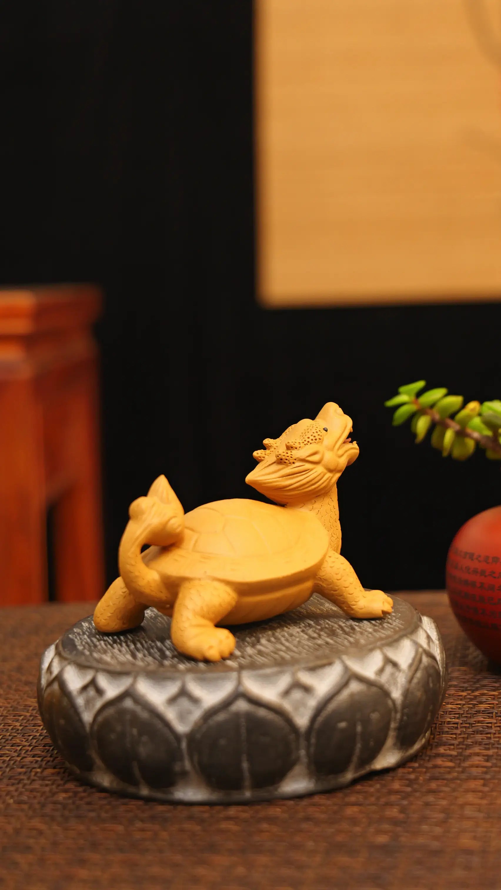 Yixing Handmade Dragon Turtle Tea Pet