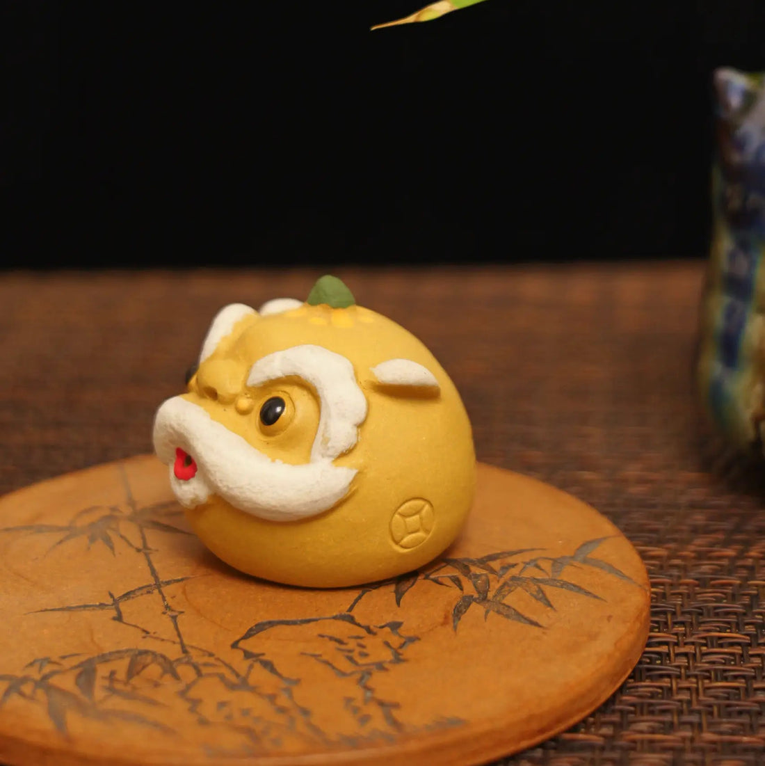 Yixing Handmade Lion Dance Head Tea Pet