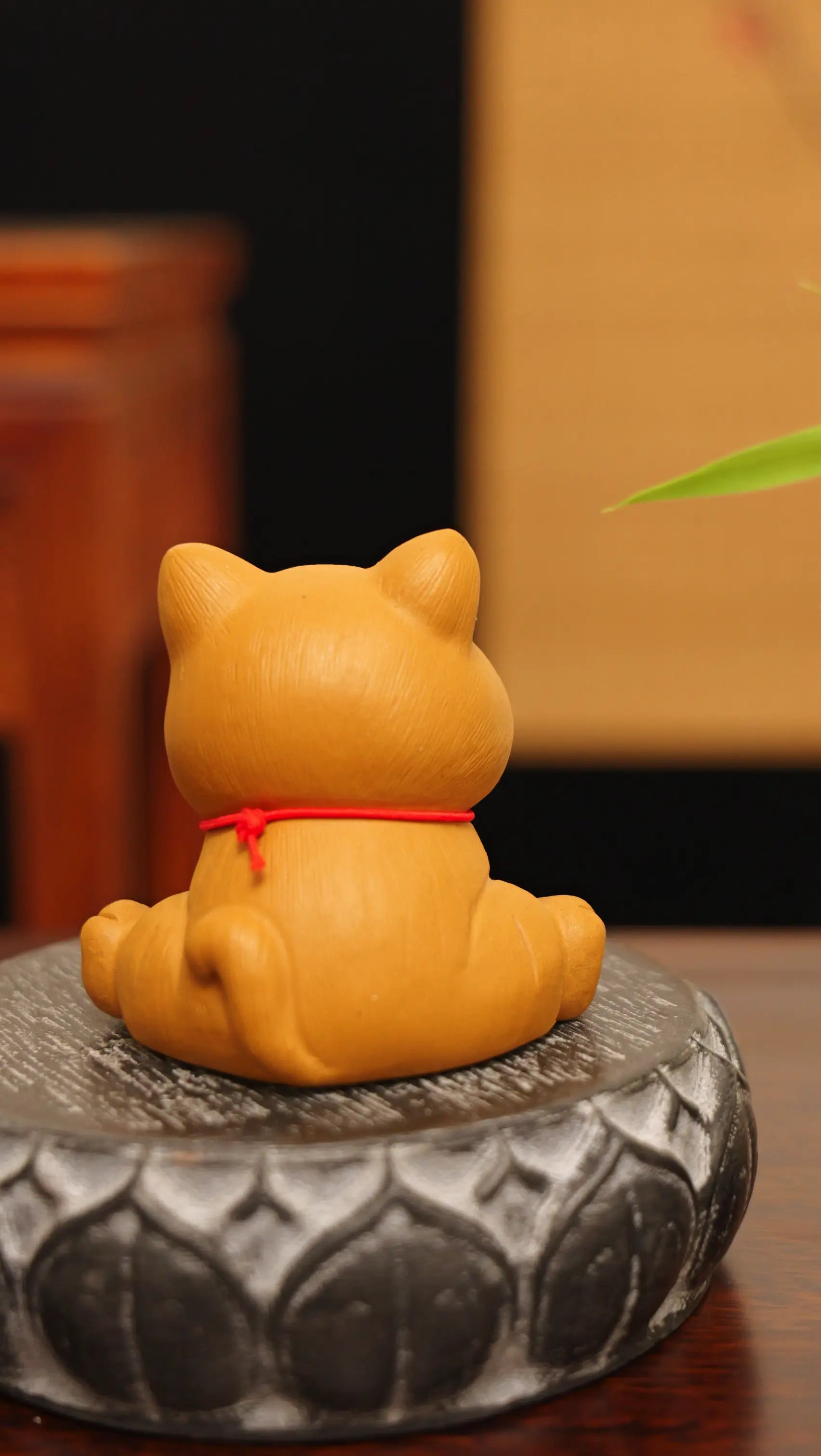 Yixing Handmade Lucky Cat Tea Pet (Auspicious and Cute Style)