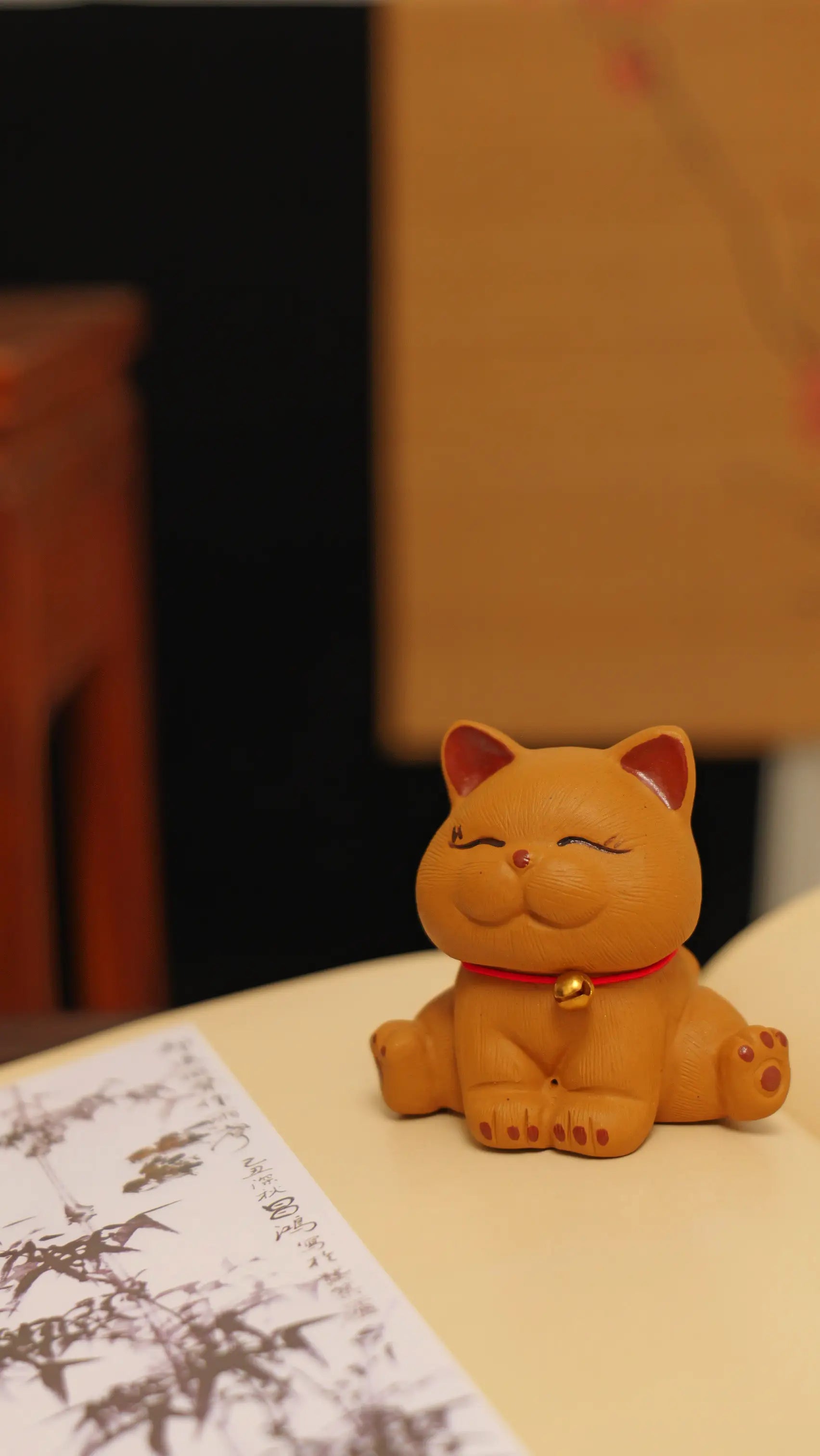 Yixing Handmade Lucky Cat Tea Pet (Auspicious and Cute Style)