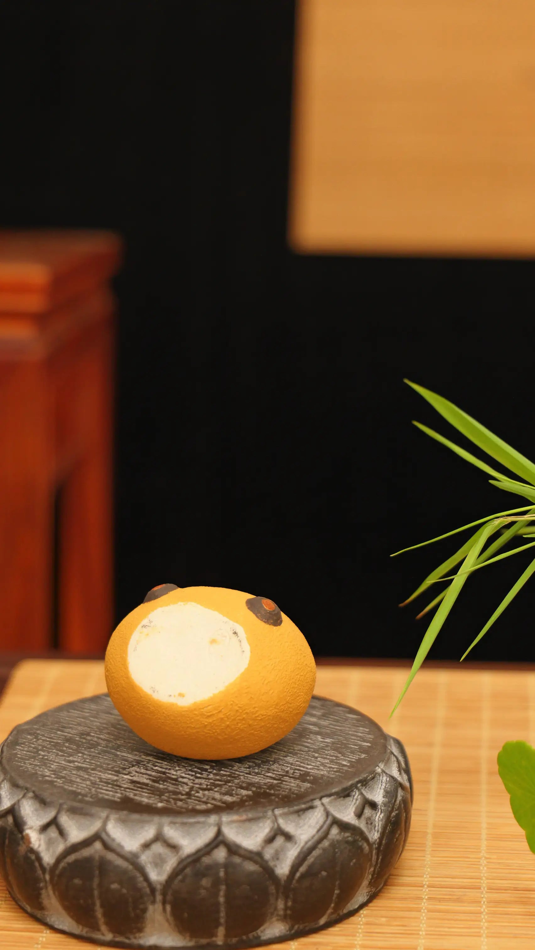 Yixing Zisha Handmade Yuanbao Panda Tea Pet
