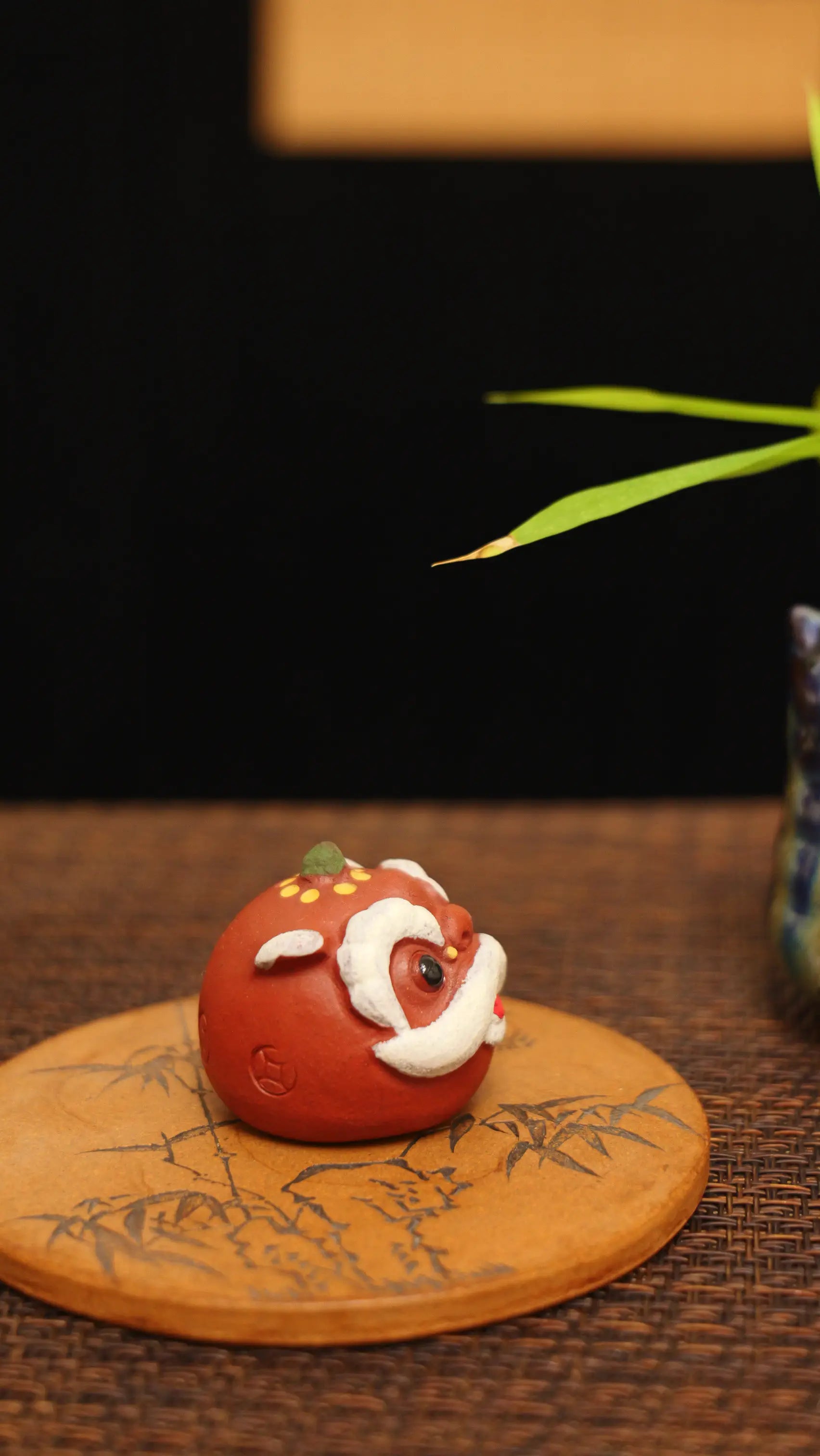 Yixing Handmade Lion Dance Head Tea Pet