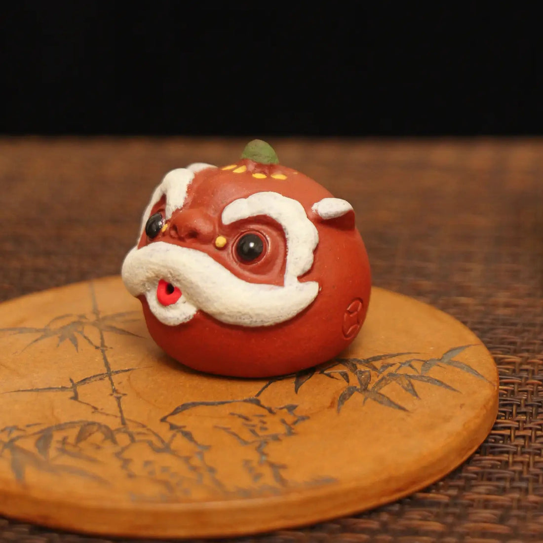 Yixing Handmade Lion Dance Head Tea Pet