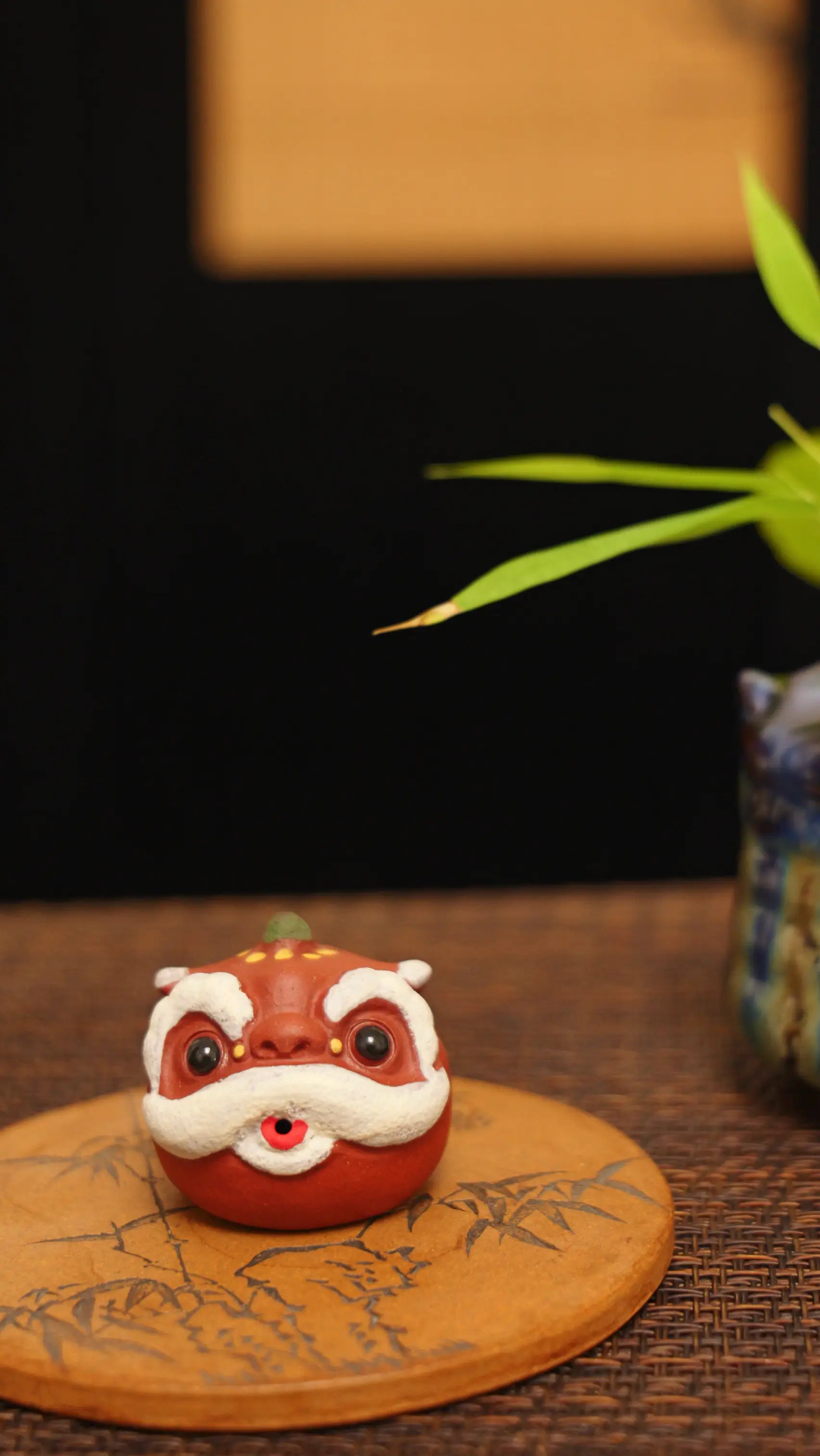 Yixing Handmade Lion Dance Head Tea Pet