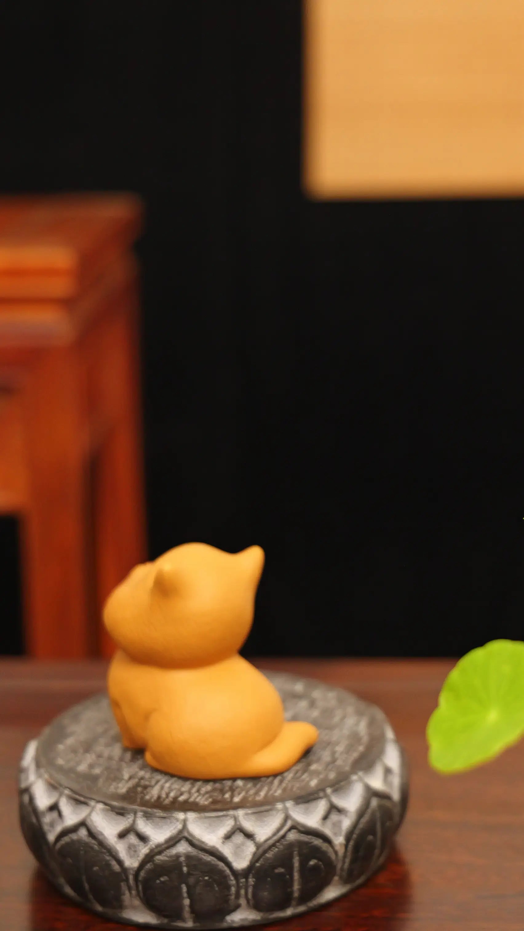 Yixing Handmade Lucky Cat Tea Pet (Sitting Cute Style)