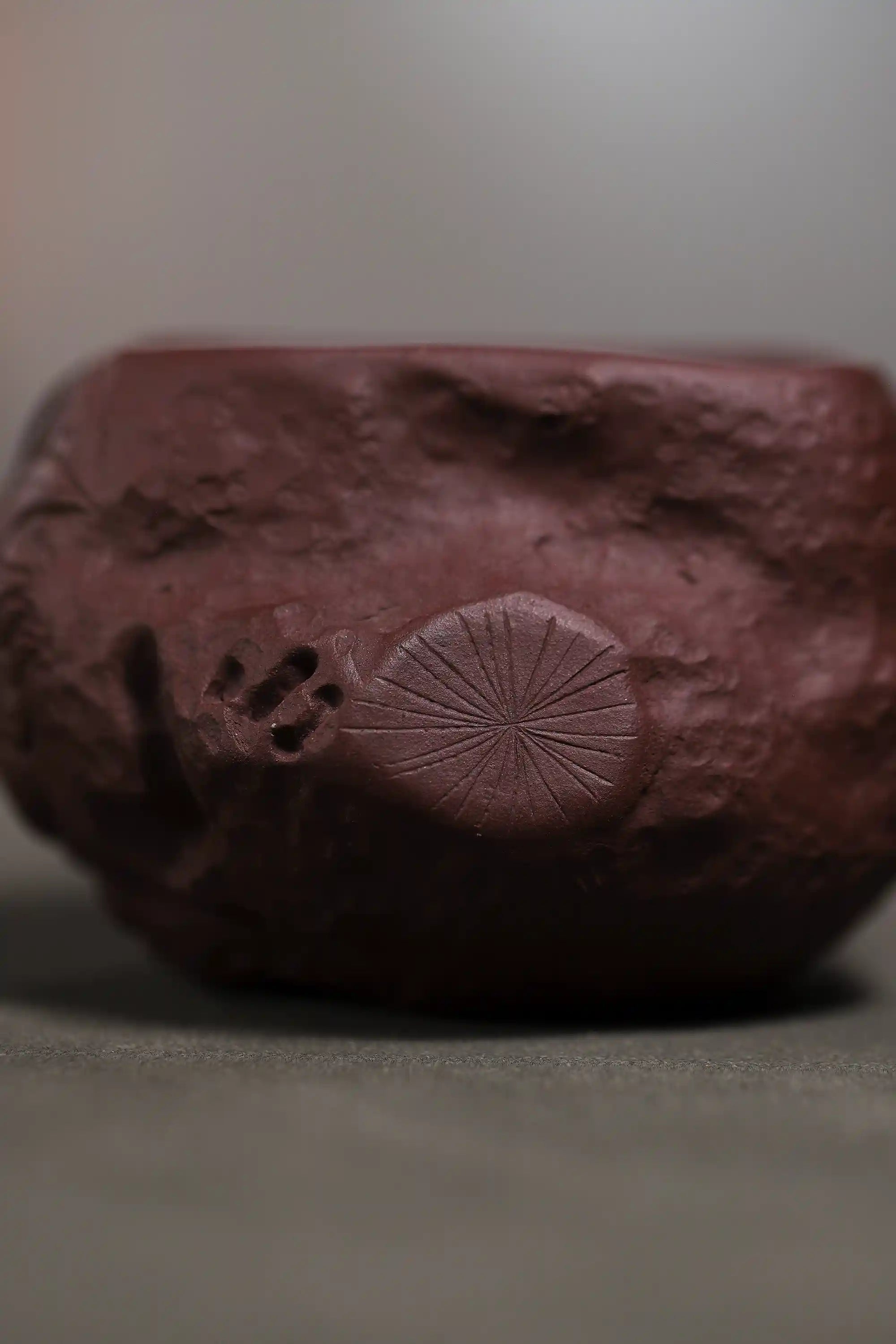 Yixing Zisha Hand-Carved Mythical Beast Cup